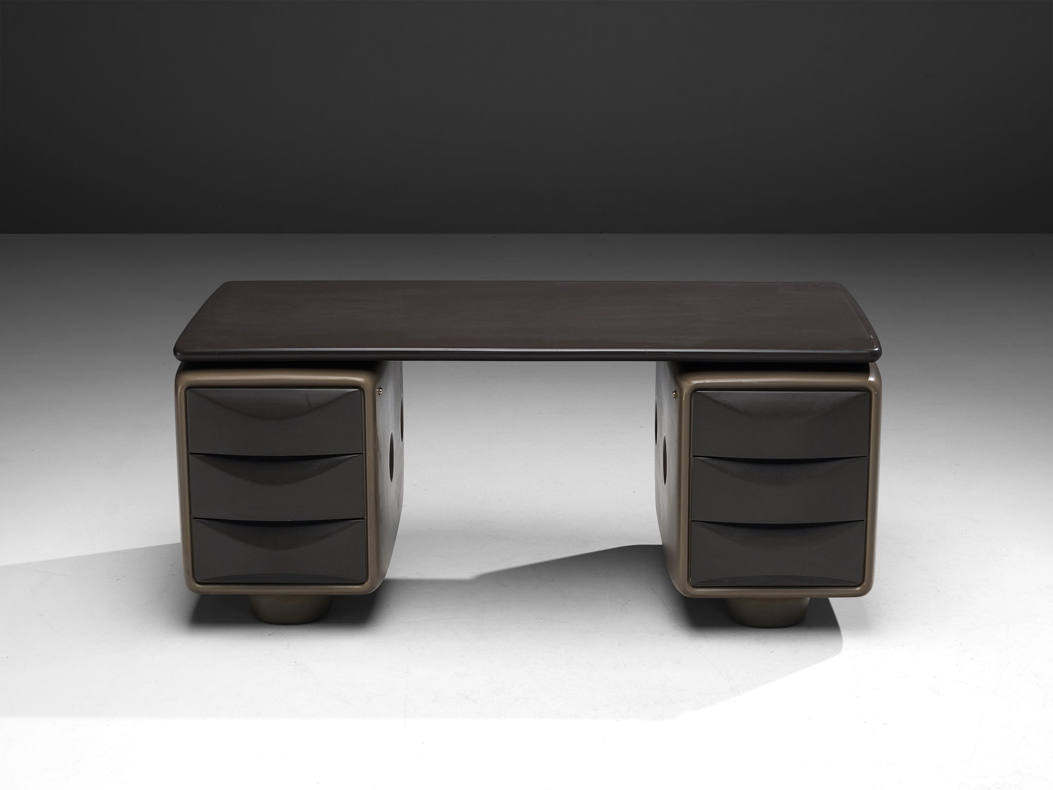 Original ‘Igl’ Ernest Hofmann for Werndl Free-Standing Desk 'Igl-Jet' in Polyurethane Tables Morentz