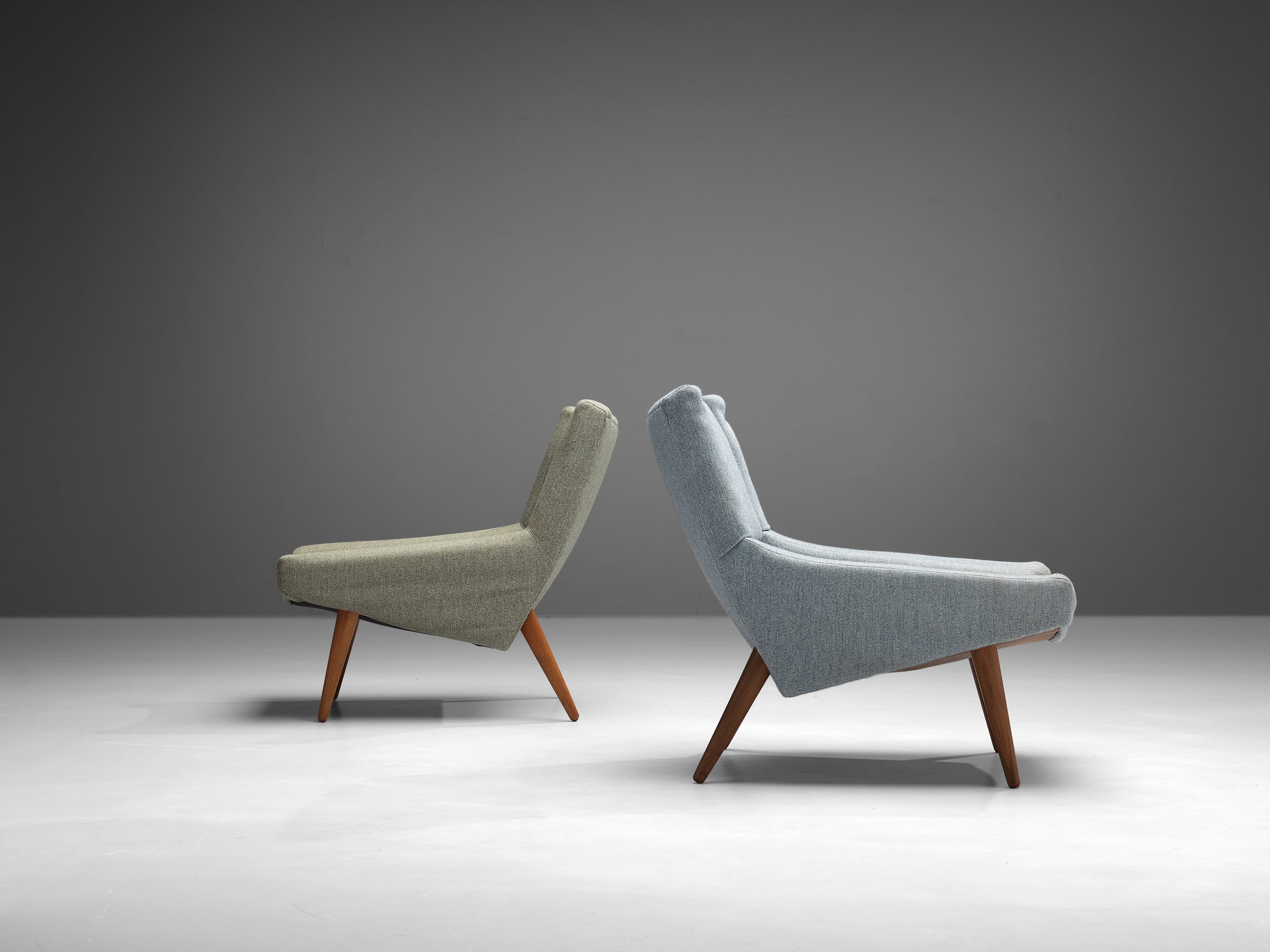 Illum Wikkelsø Pair of Lounge Chairs seating Morentz