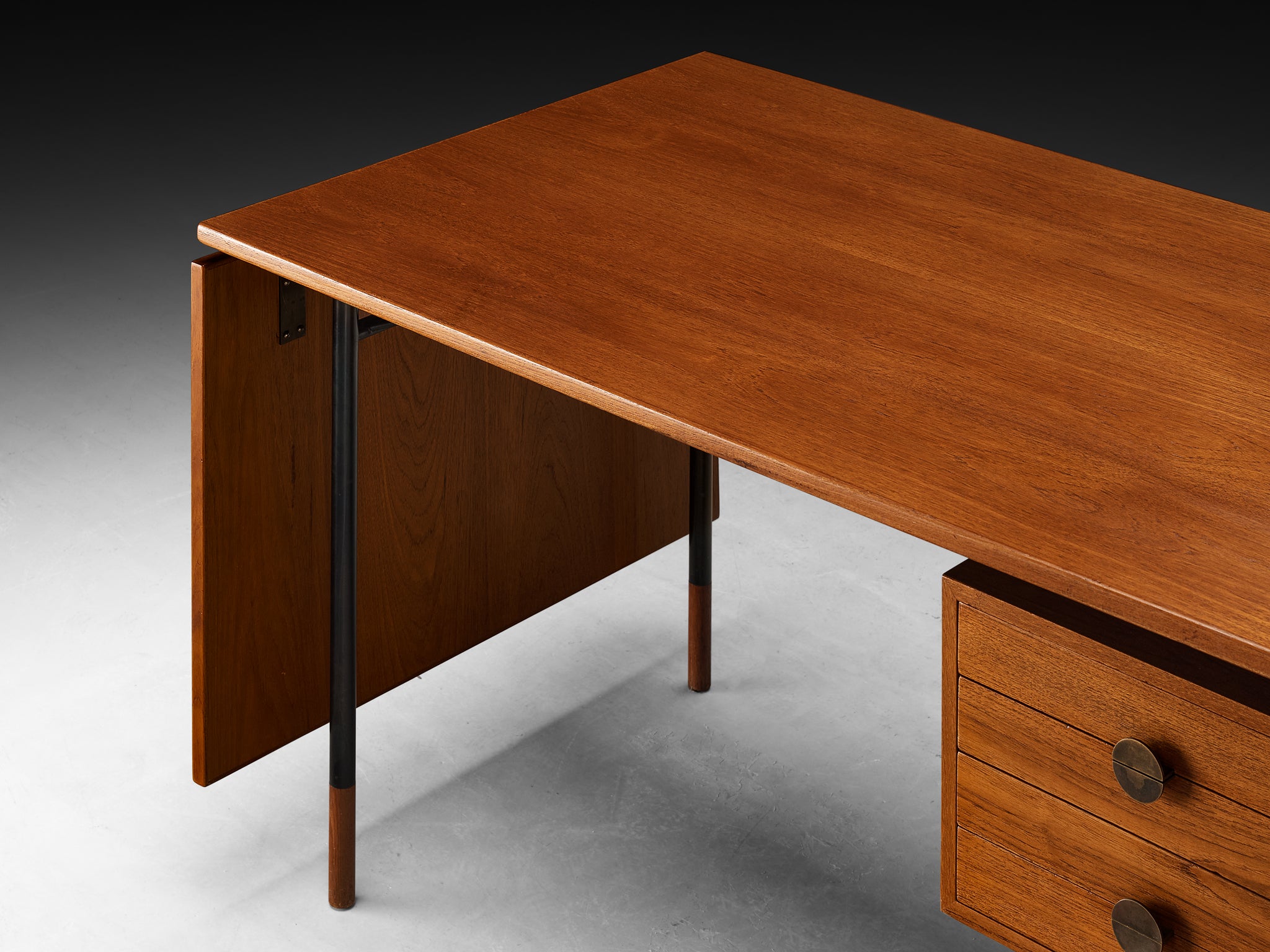 Finn Juhl Rare Desk for Bovirke in Teak Tables Morentz