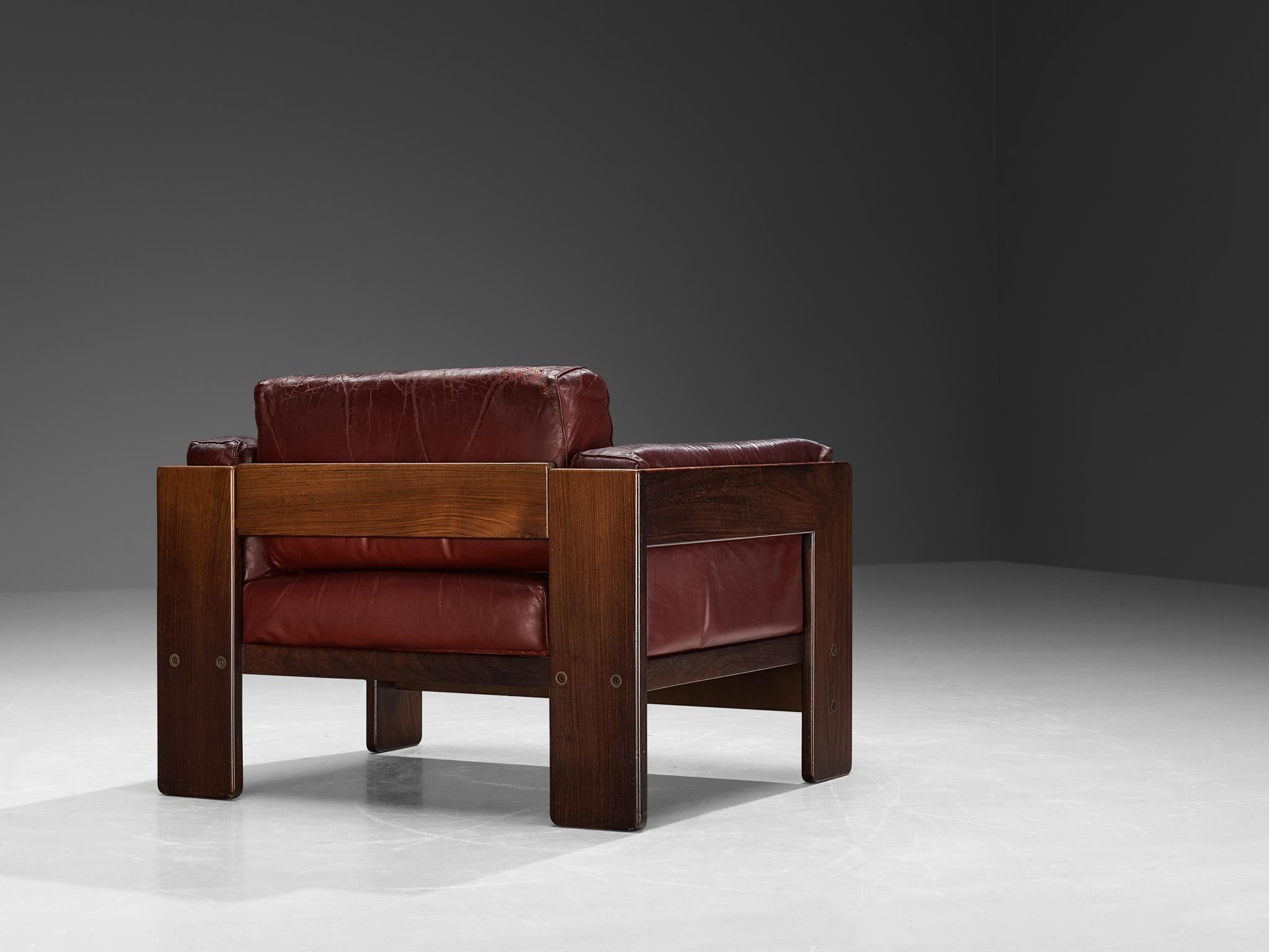 Afra & Tobia Scarpa for Simon Gavina 'Bastiano' Lounge Chair in Walnut