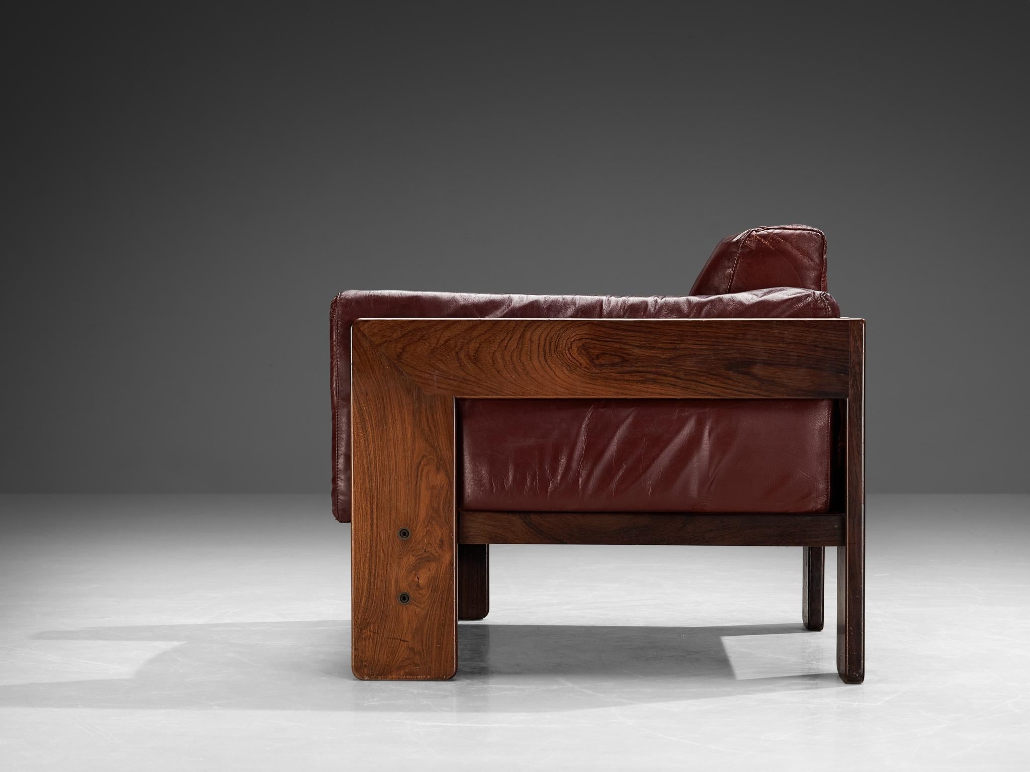 Afra & Tobia Scarpa for Simon Gavina 'Bastiano' Lounge Chair in Walnut