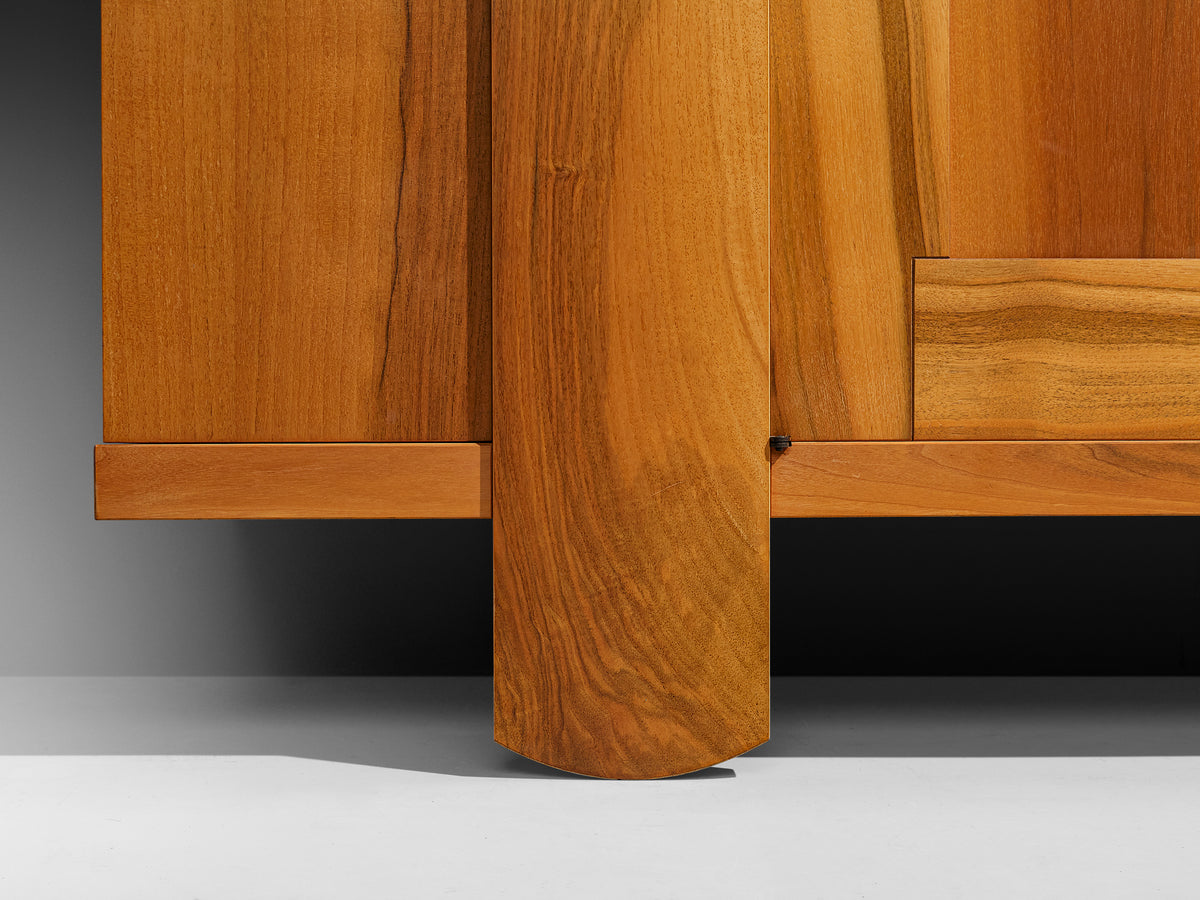 Silvio Coppola for Bernini Large Sideboard in Walnut Case pieces and storage cabinets Morentz