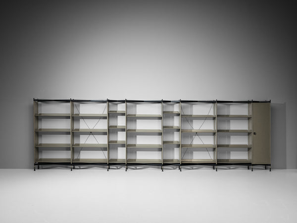 Studio BBPR for Olivetti 'Spazio' Large Shelving System in Metal 7M