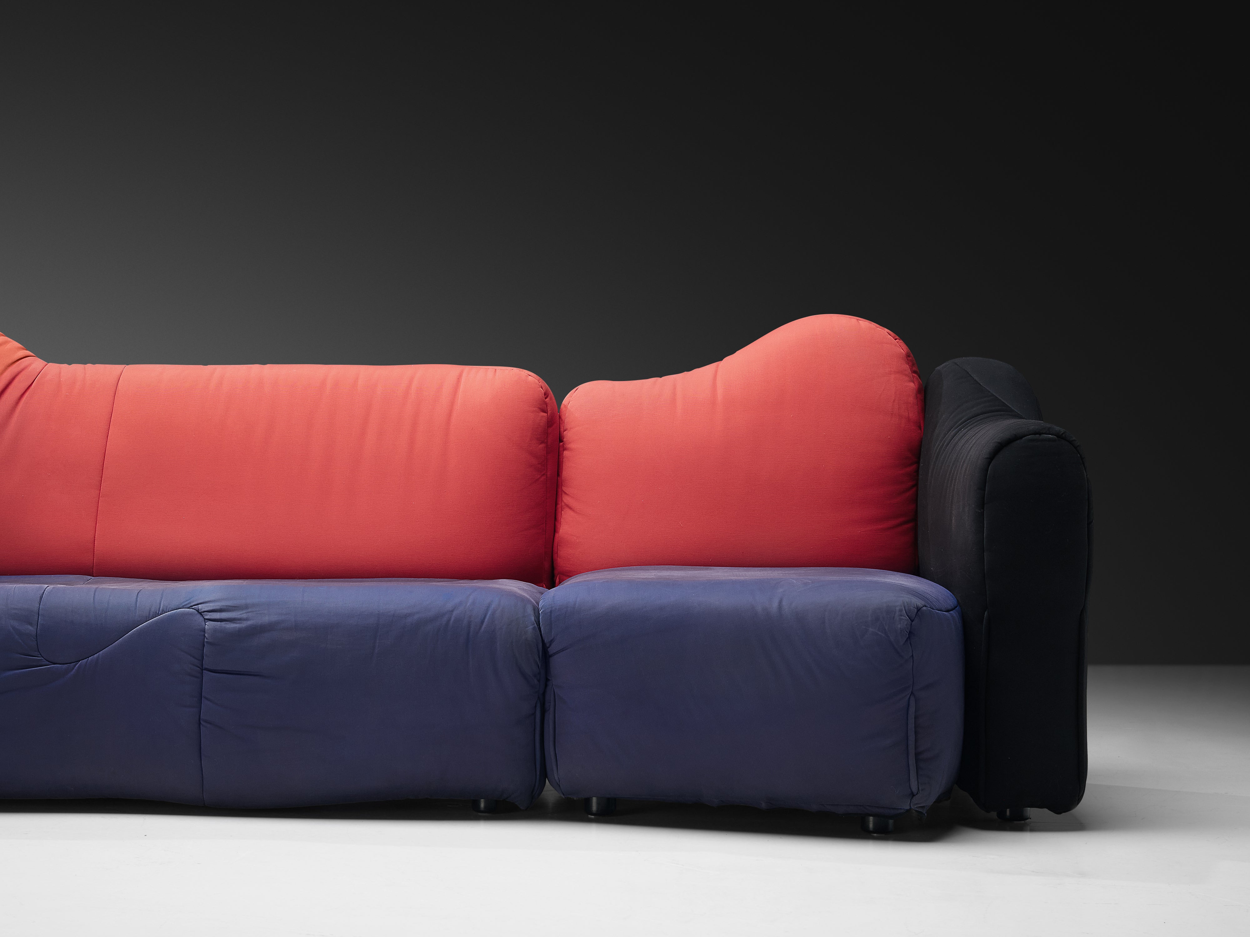 Large Gaetano Pesce for Cassina 'Cannaregio' Modular Sofa Seating Morentz