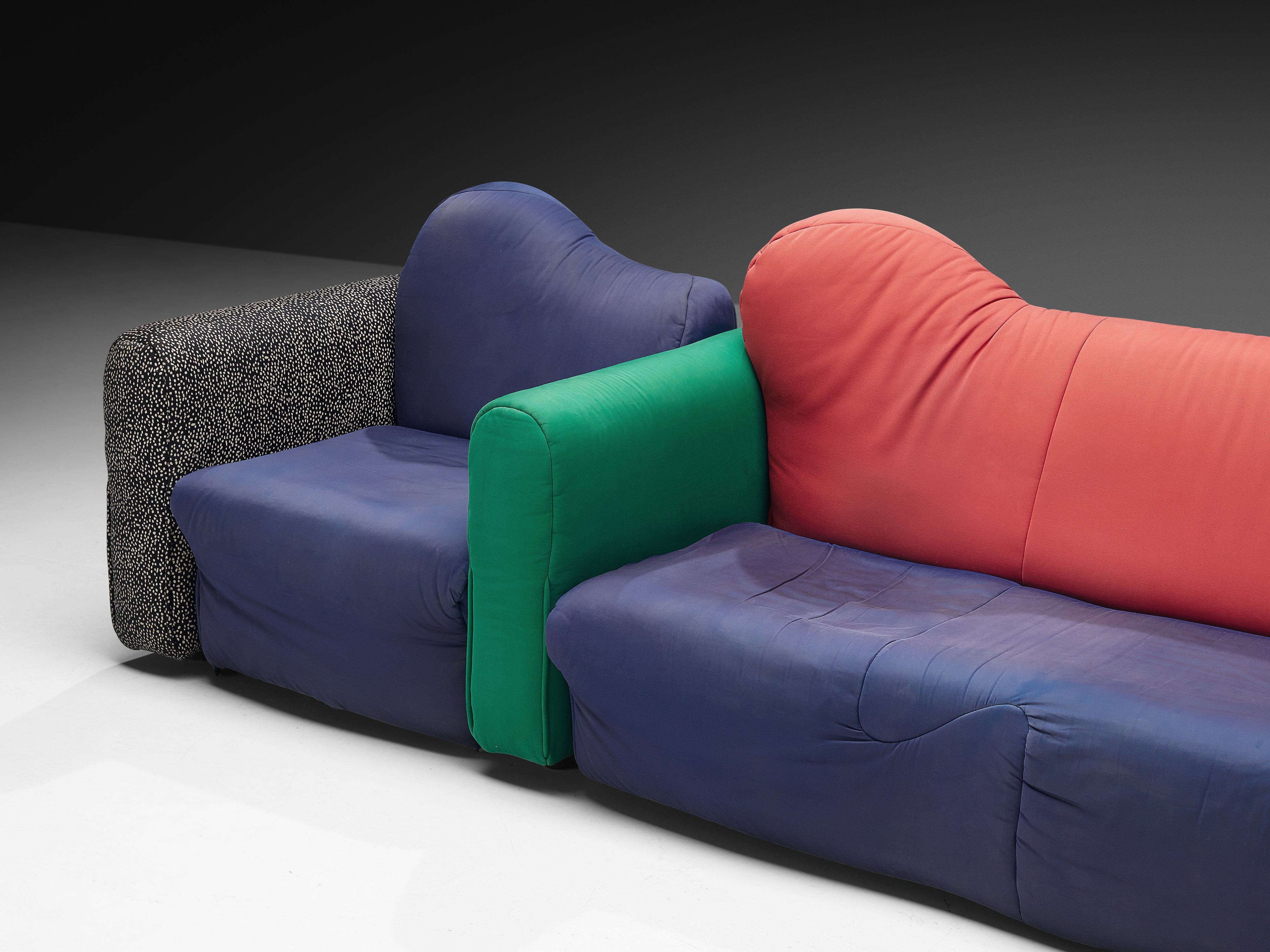 Large Gaetano Pesce for Cassina 'Cannaregio' Modular Sofa Seating Morentz