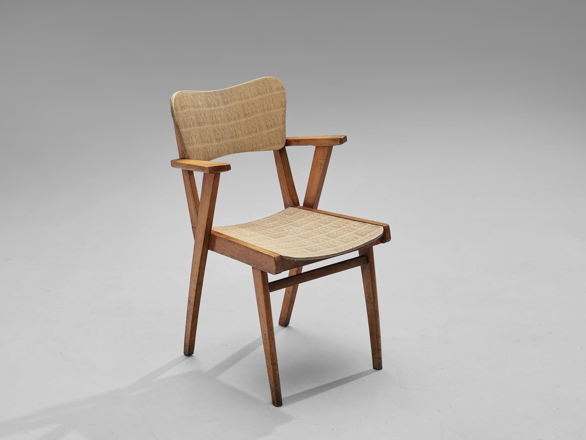 French Dining Chairs in Reed Vinyl and Wood seating Morentz