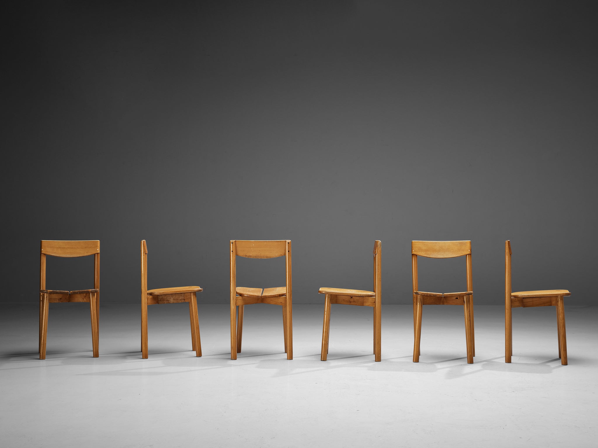 Pierre Gautier-Delaye Set of Six Dining Chairs