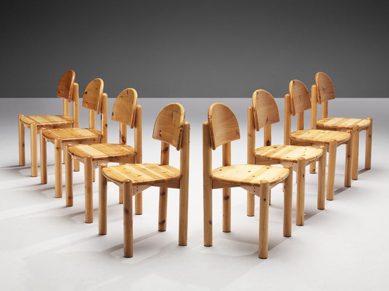 Danish Dining Chairs in Solid Pine