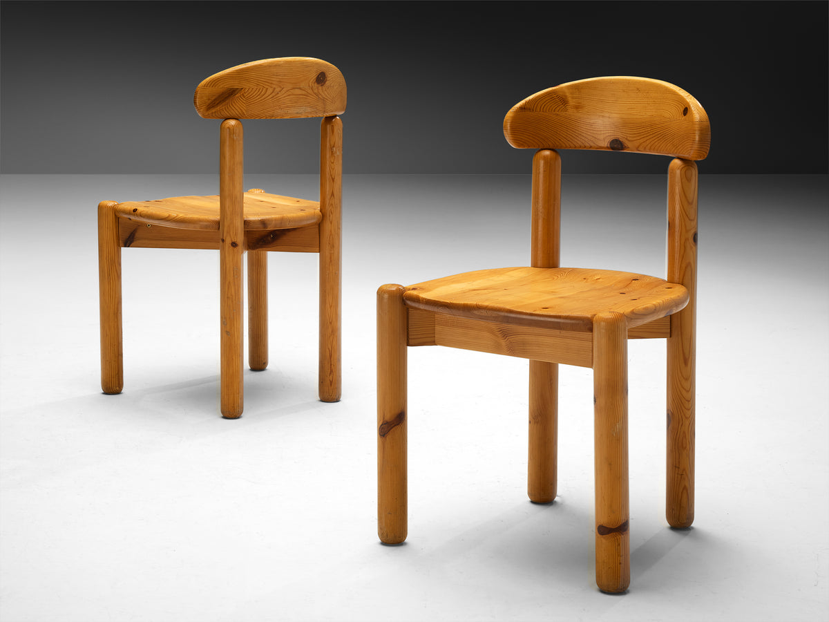 Danish Set of Four Dining Chairs in Pine