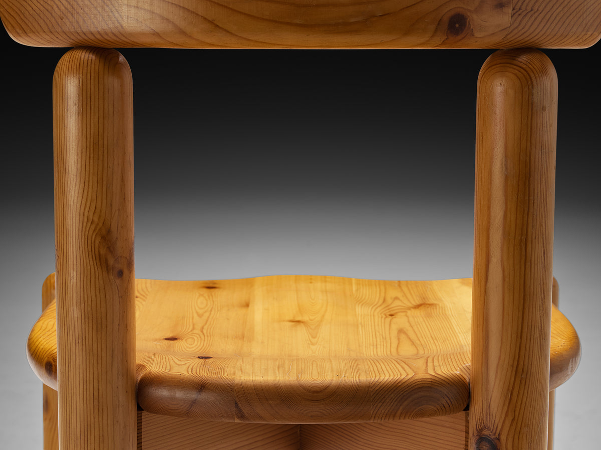 Danish Set of Four Dining Chairs in Pine