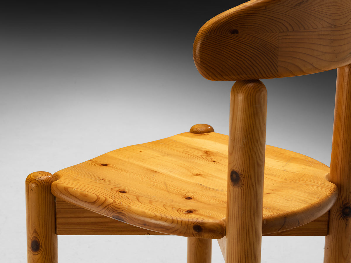 Danish Set of Four Dining Chairs in Pine