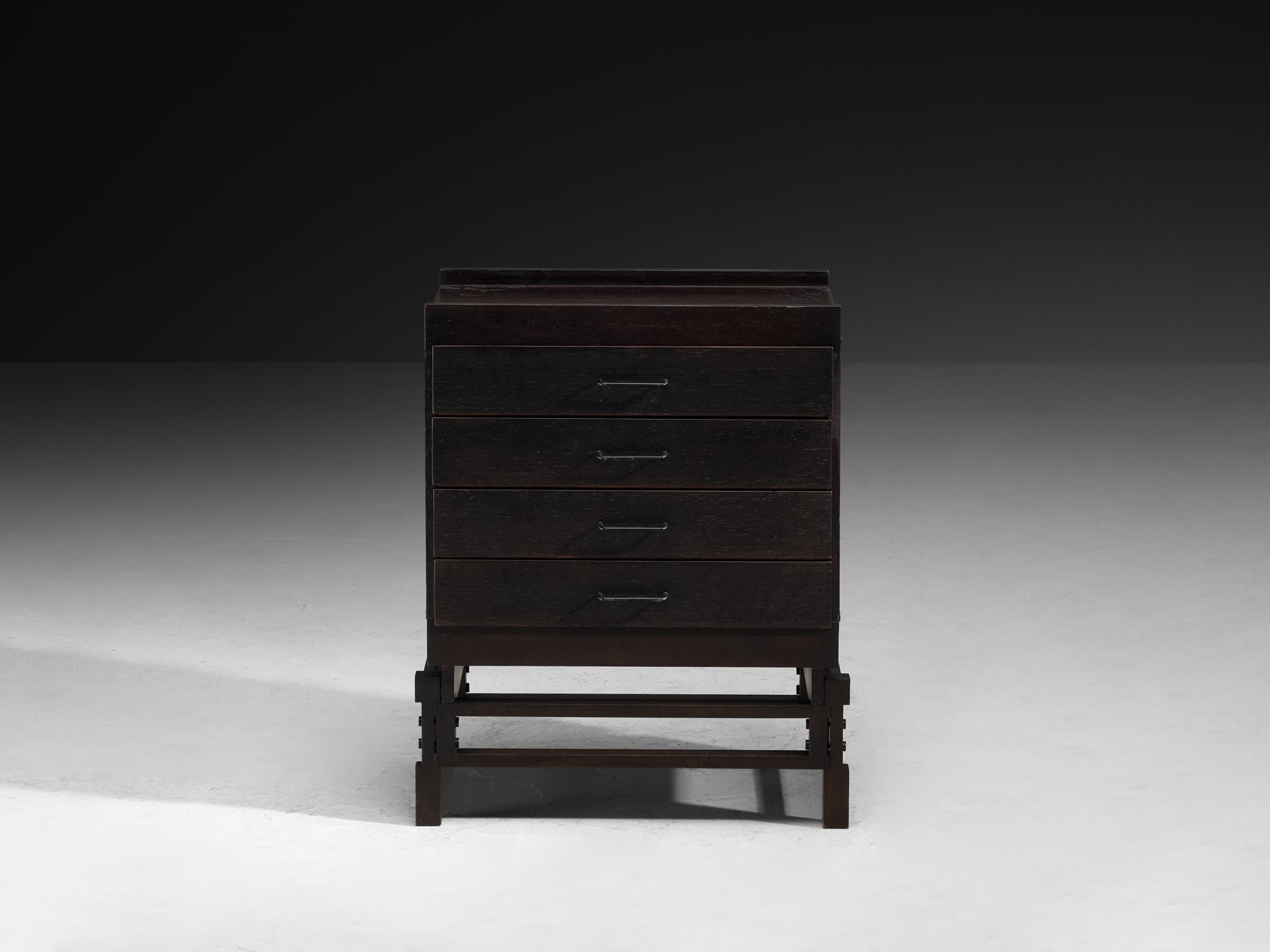 Leonardo Fiori for ISA Bergamo Chest of Drawers in Wenge