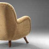 Berga Mobler Lounge Chair in Beige Teddy