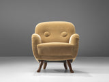 Berga Mobler Lounge Chair in Beige Teddy