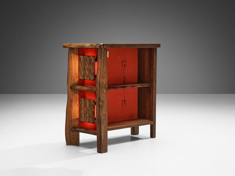 French Multifunctional Cabinet in Solid Elm