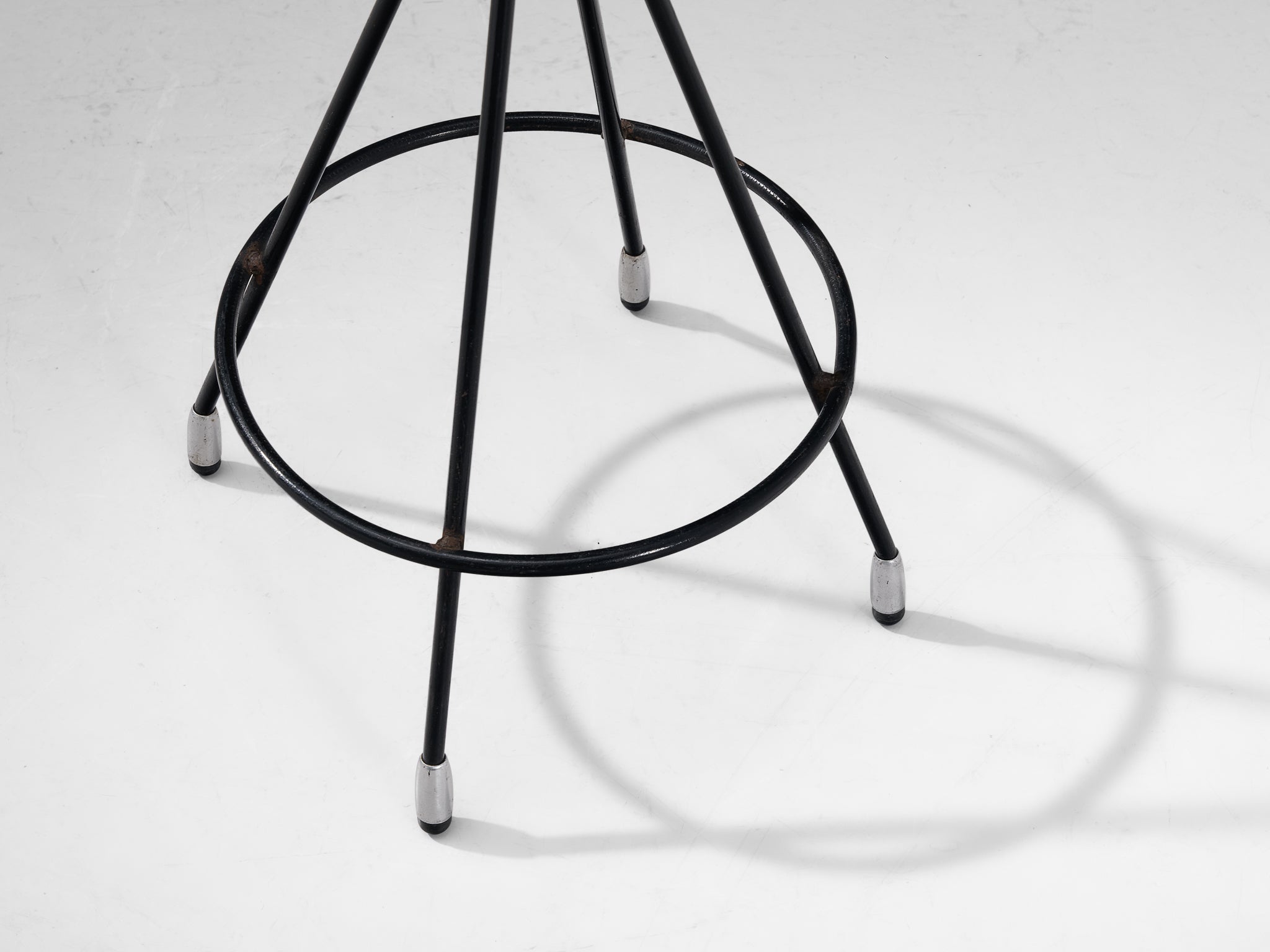 Barstools in Metal and Teal Green Upholstery Seating Morentz