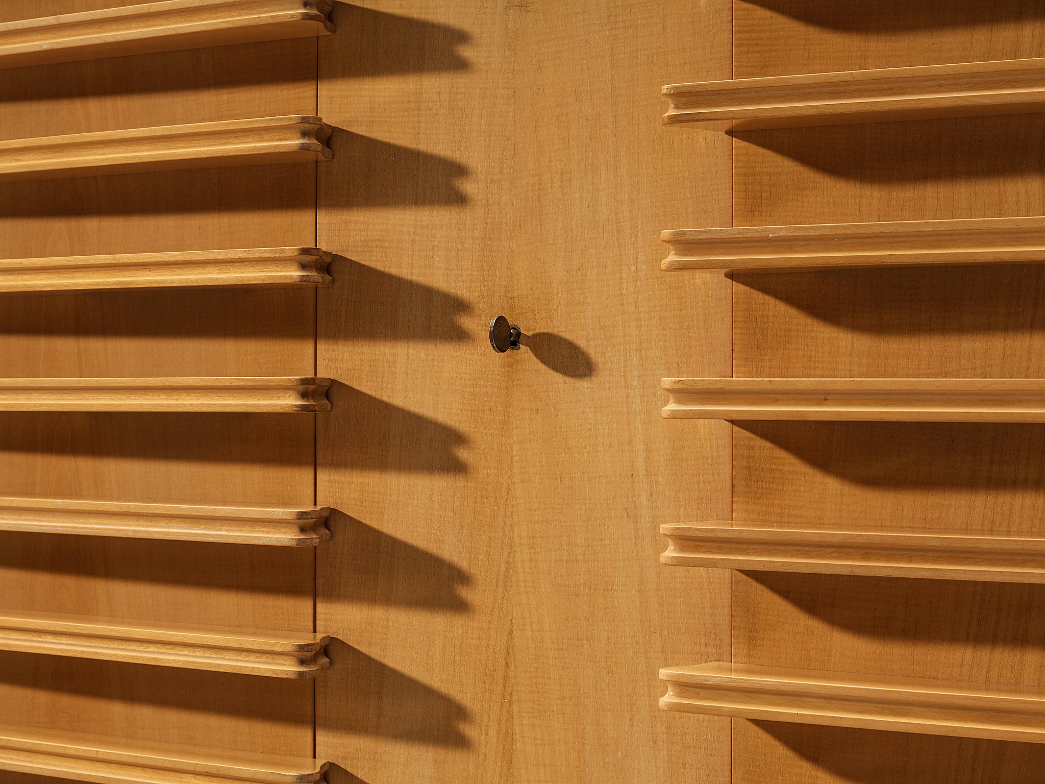 Rare Raoul Clement & R. Verot French Highboard in Sycamore Case pieces and storage cabinets Morentz