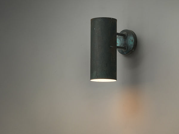 Hans-Agne Jakobsson ‘Rulle’ Wall Light in Patinated Copper