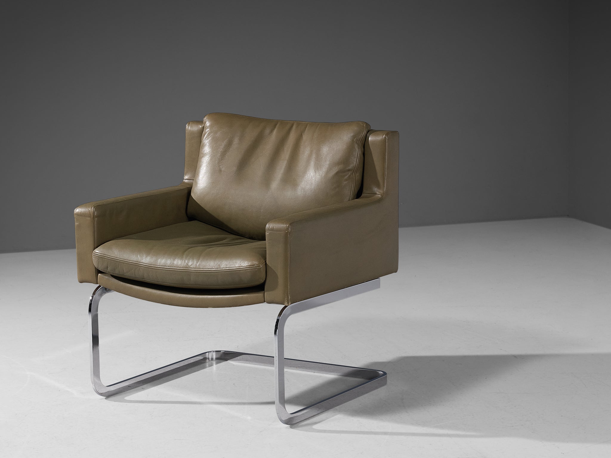 Robert Haussmann for De Sed 'DS-201' Armchairs in Leather Seating Morentz