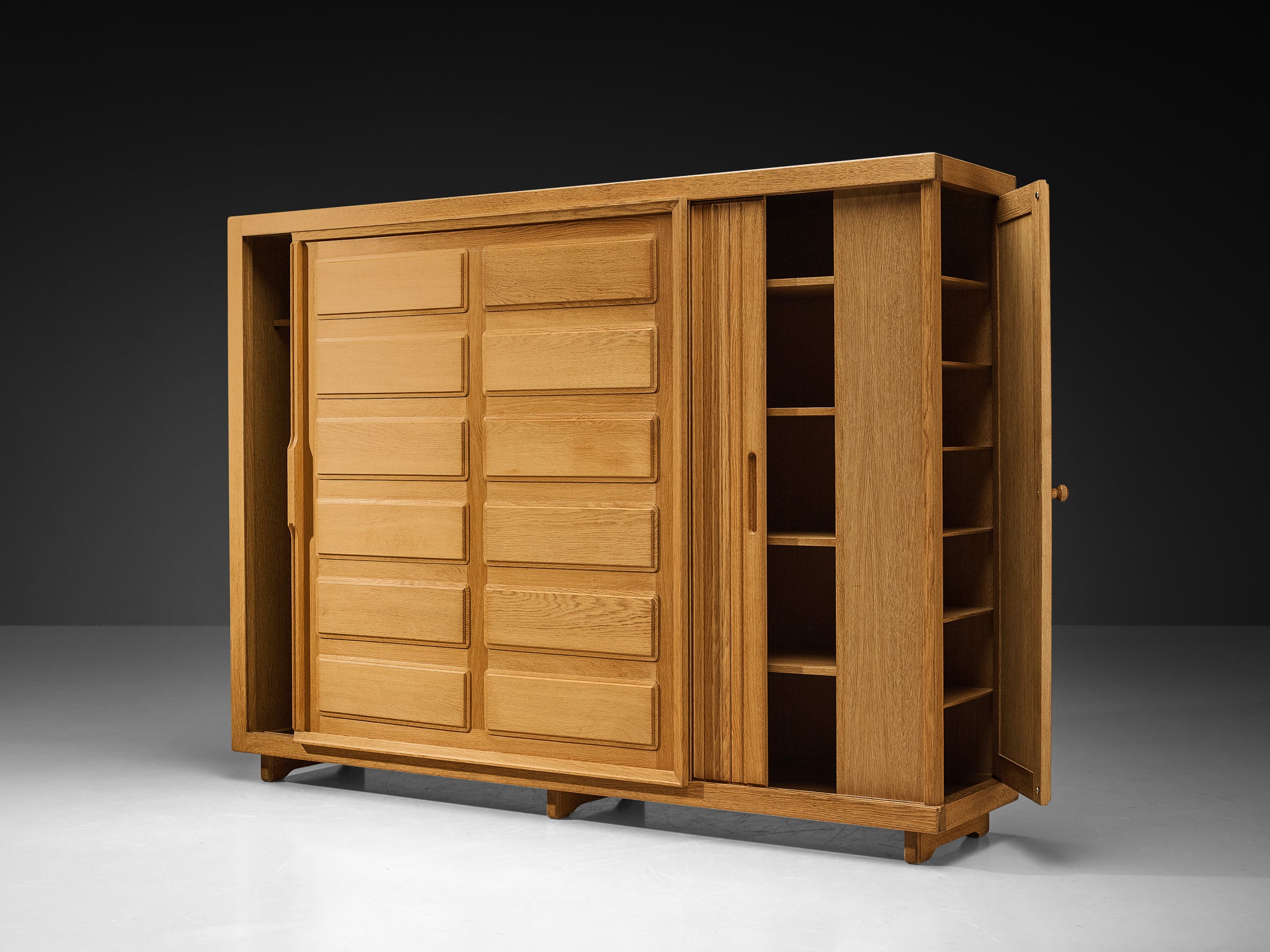 Guillerme et Chambron for Votre Maison Large Cabinet or Wardrobe Case pieces and storage cabinets Morentz