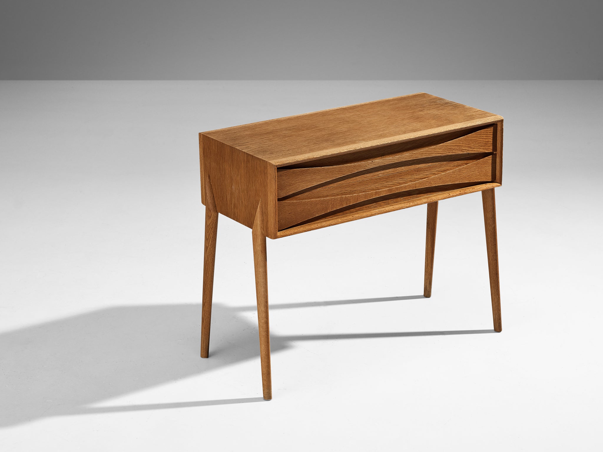 Rimbert Sandholt for Ateljé Glas & Trä Nightstand or Cabinet in Oak Case pieces and storage cabinets Morentz