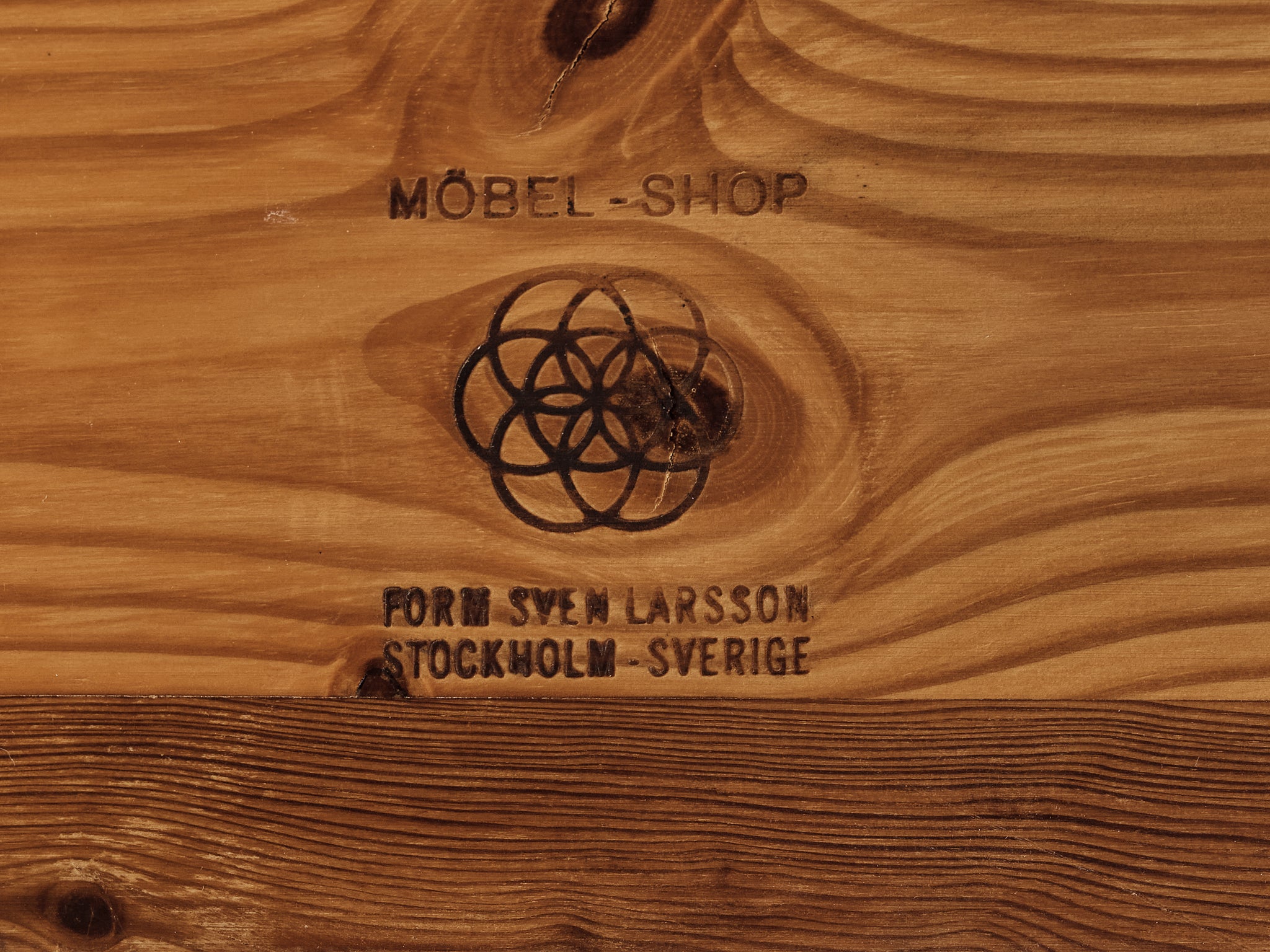 Sven Larsson Side Table in Solid Pine Tables Morentz