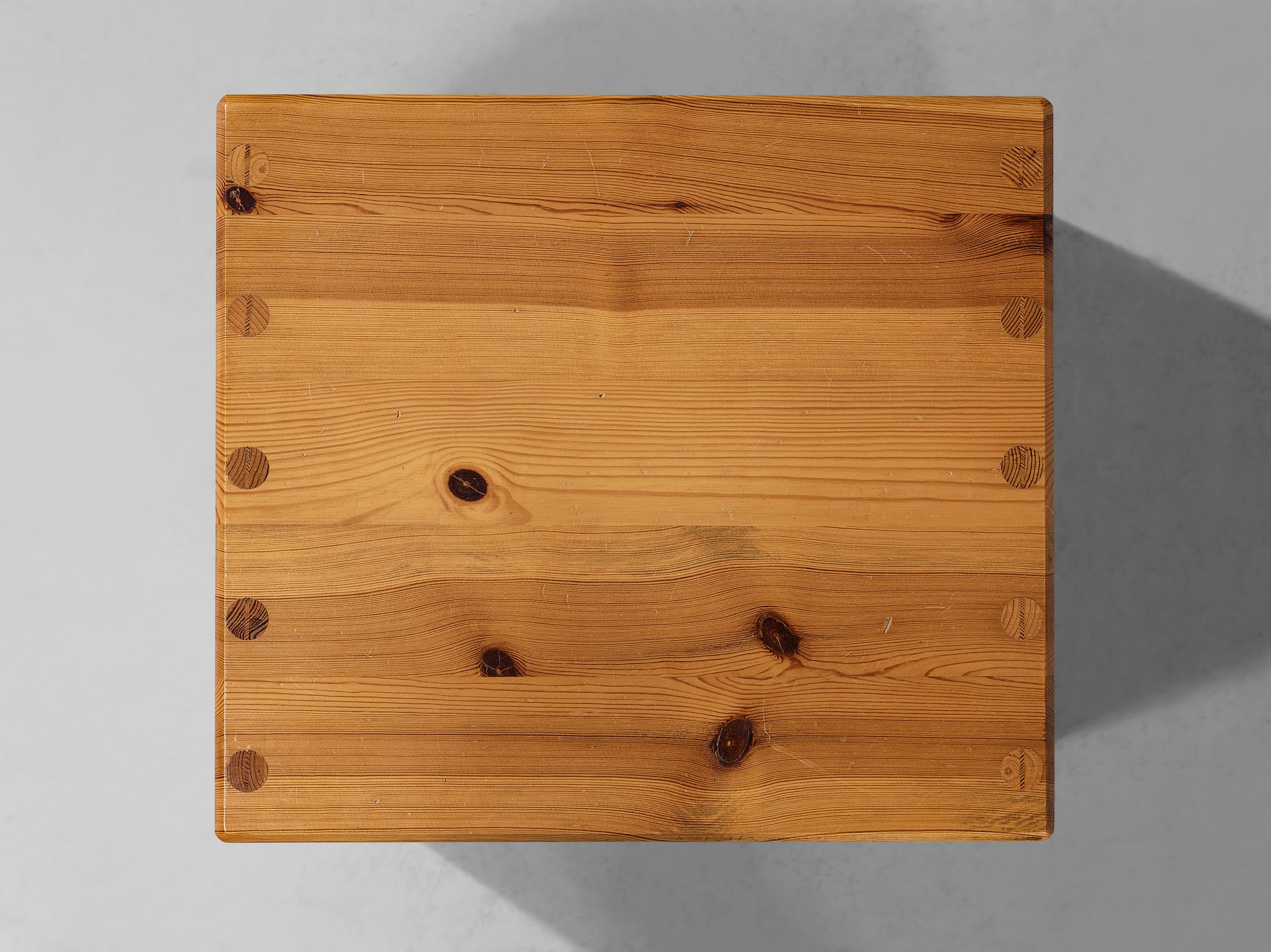 1970s Swedish Side Table in Solid Pine Tables Morentz