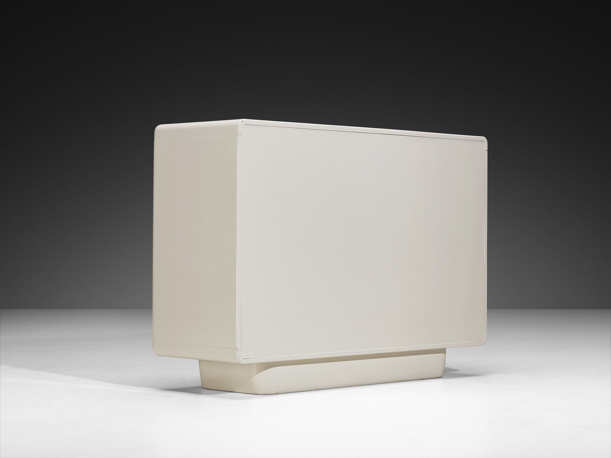 Ernest Igl for Wilhelm Werndl Cabinet in Off-White Polyurethane Case pieces and storage cabinets Morentz
