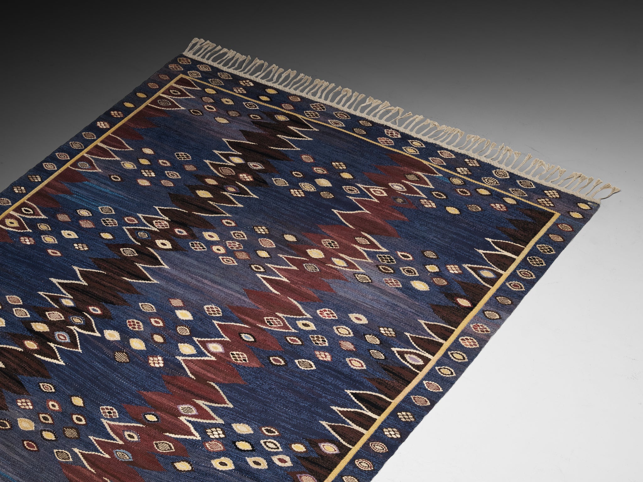 Barbro Nilsson for AB Märta Måås-Fjetterström 'Snäckorna' Carpet Rugs and Carpets Morentz