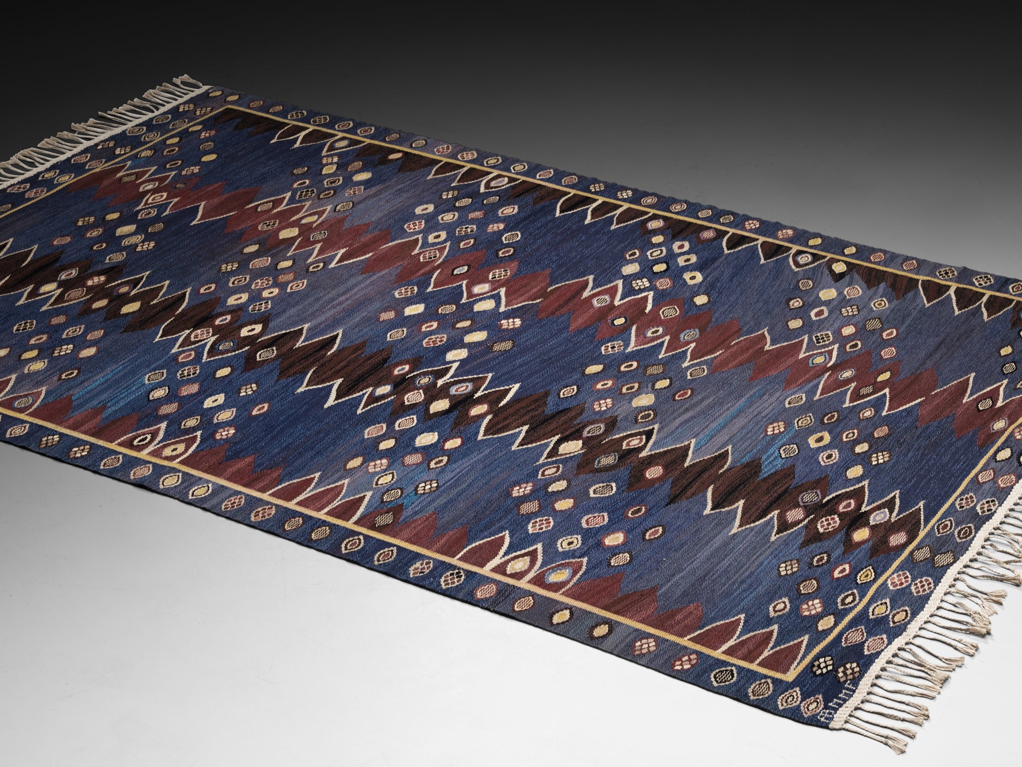 Barbro Nilsson for AB Märta Måås-Fjetterström 'Snäckorna' Carpet Rugs and Carpets Morentz