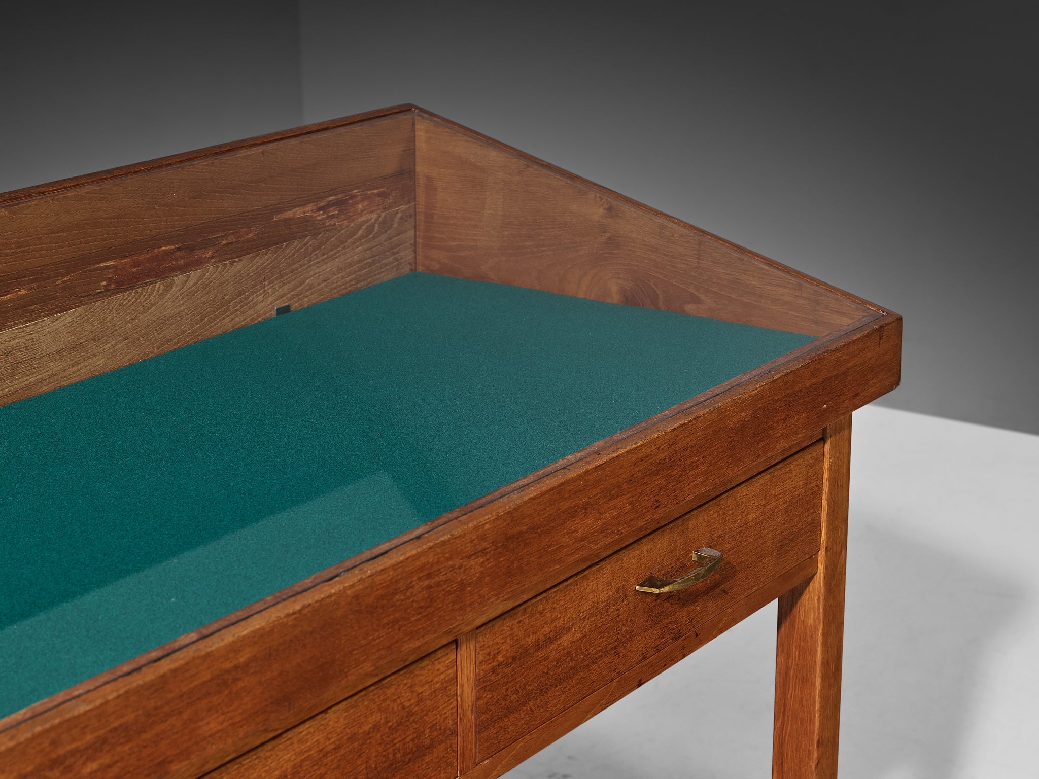 Mid-Century Showcase in Walnut and Pine case pieces and storage cabinets Morentz