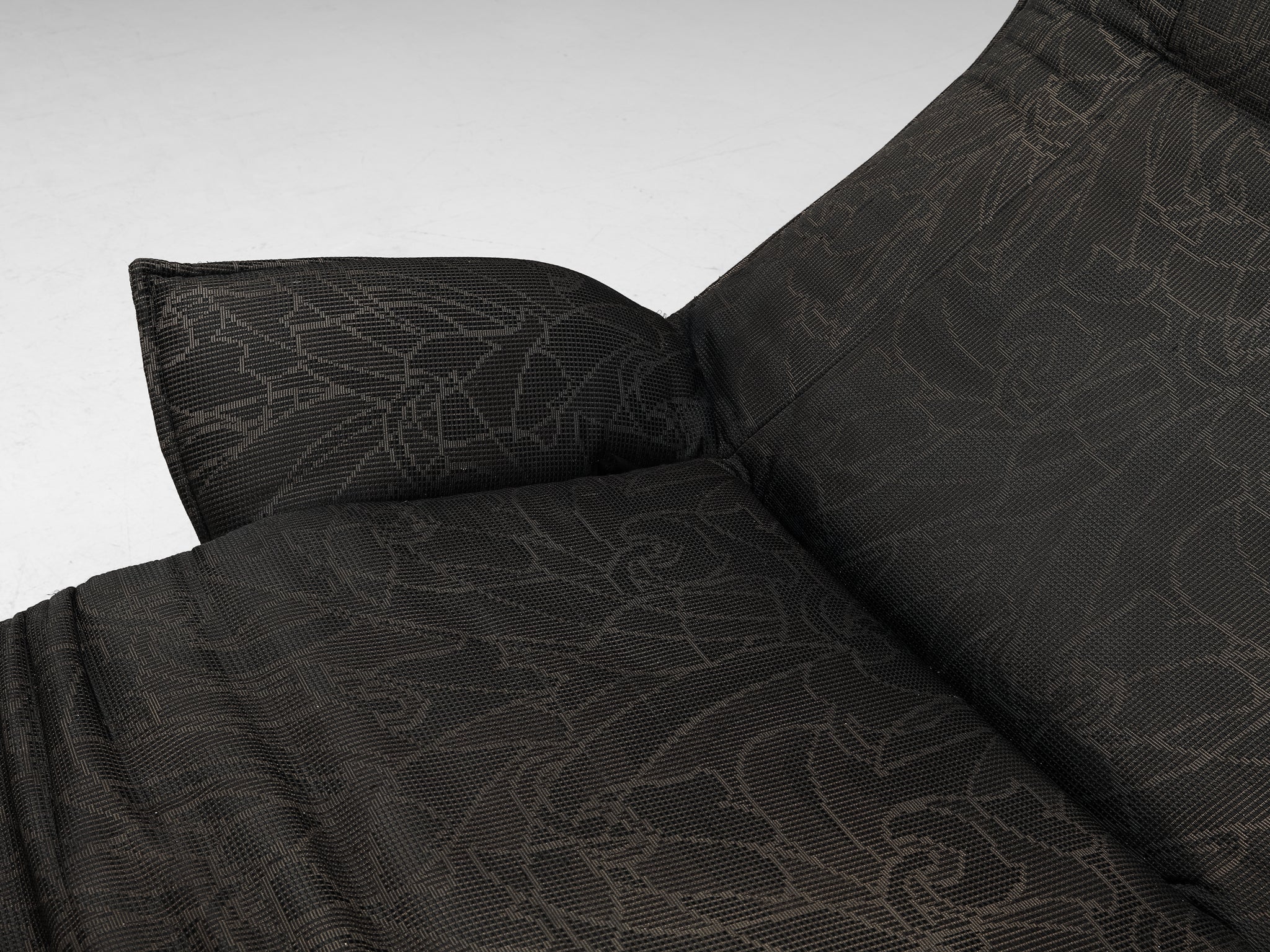 Vigo Magistretti for Cassina Sofa in Dark Grey Upholstery