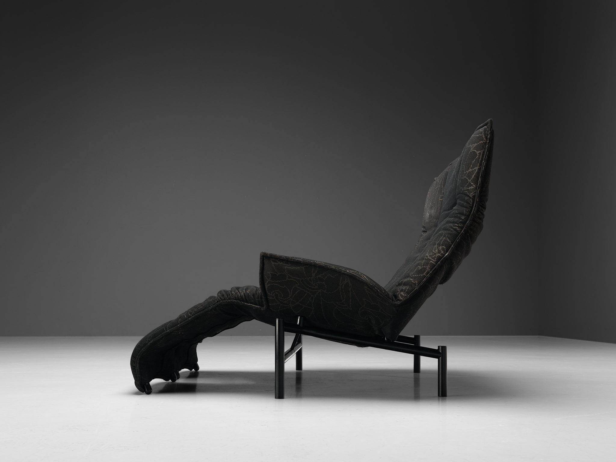 Vigo Magistretti for Cassina Sofa in Dark Grey Upholstery