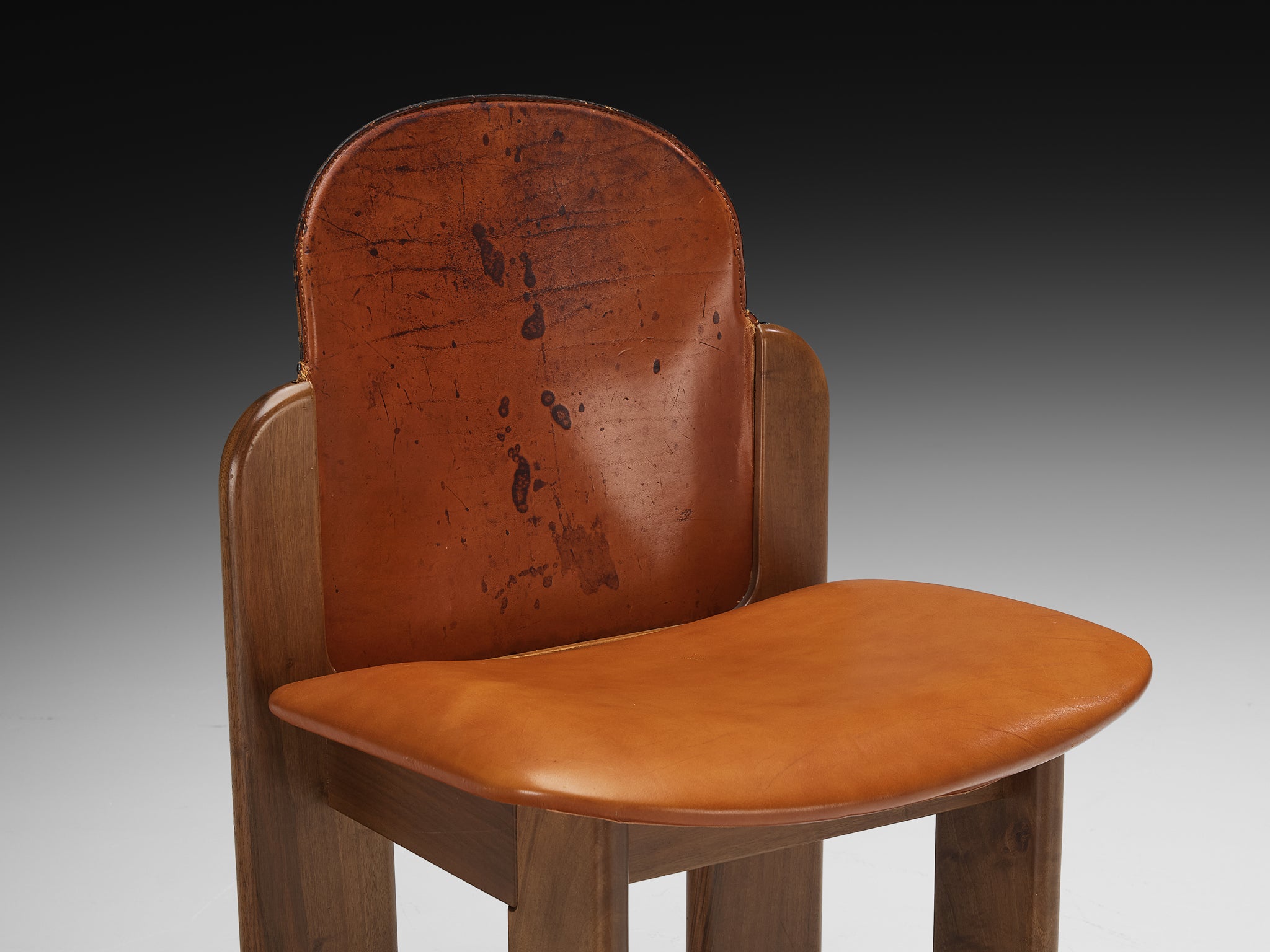 Silvio Coppola for Fratelli Montina Pair of '330' Dining Chairs Seating Morentz