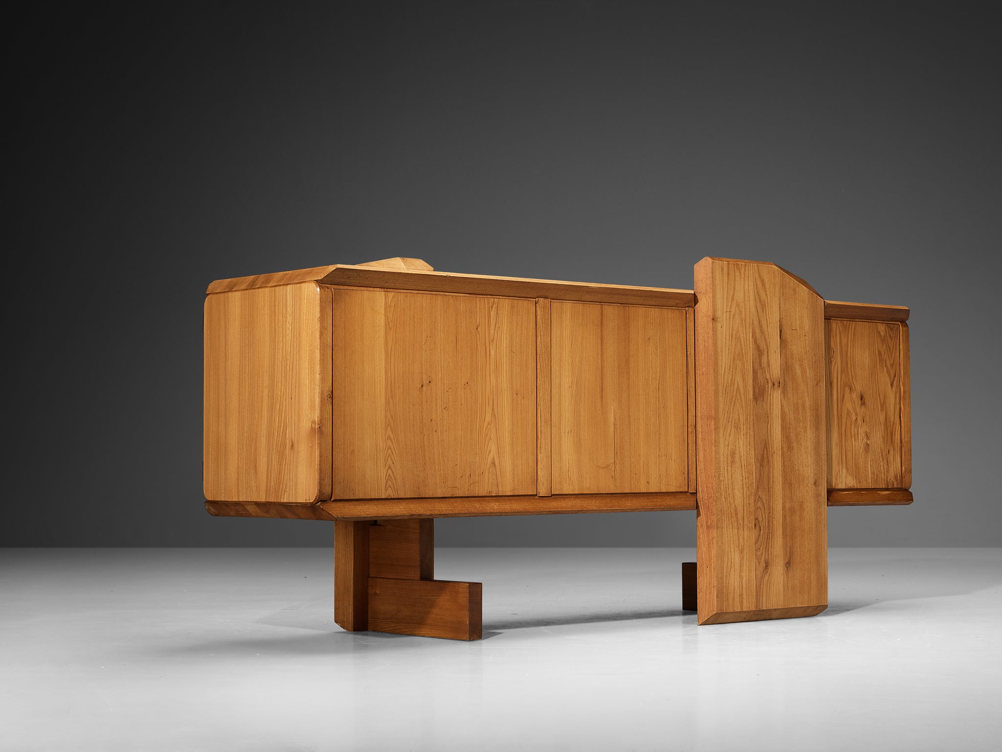 Pierre Chapo 'R28' Sideboard in Solid Elm