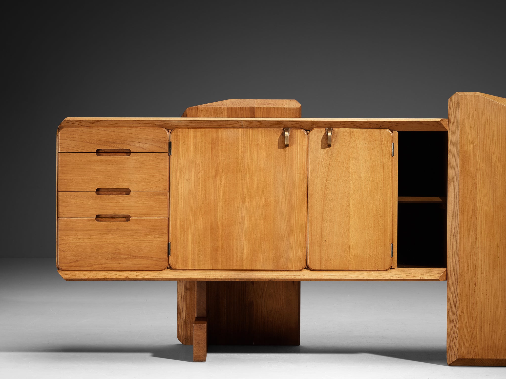 Pierre Chapo 'R28' Sideboard in Solid Elm
