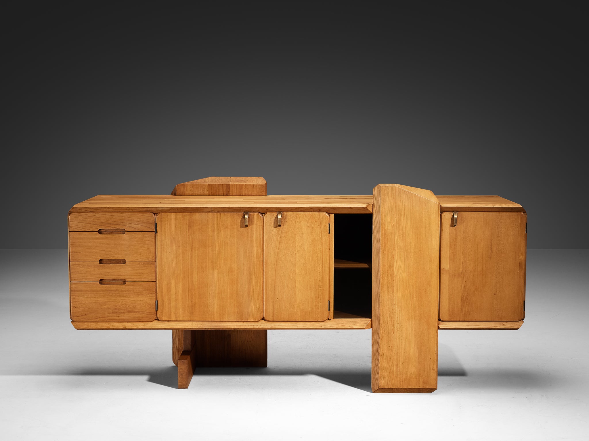 Pierre Chapo 'R28' Sideboard in Solid Elm