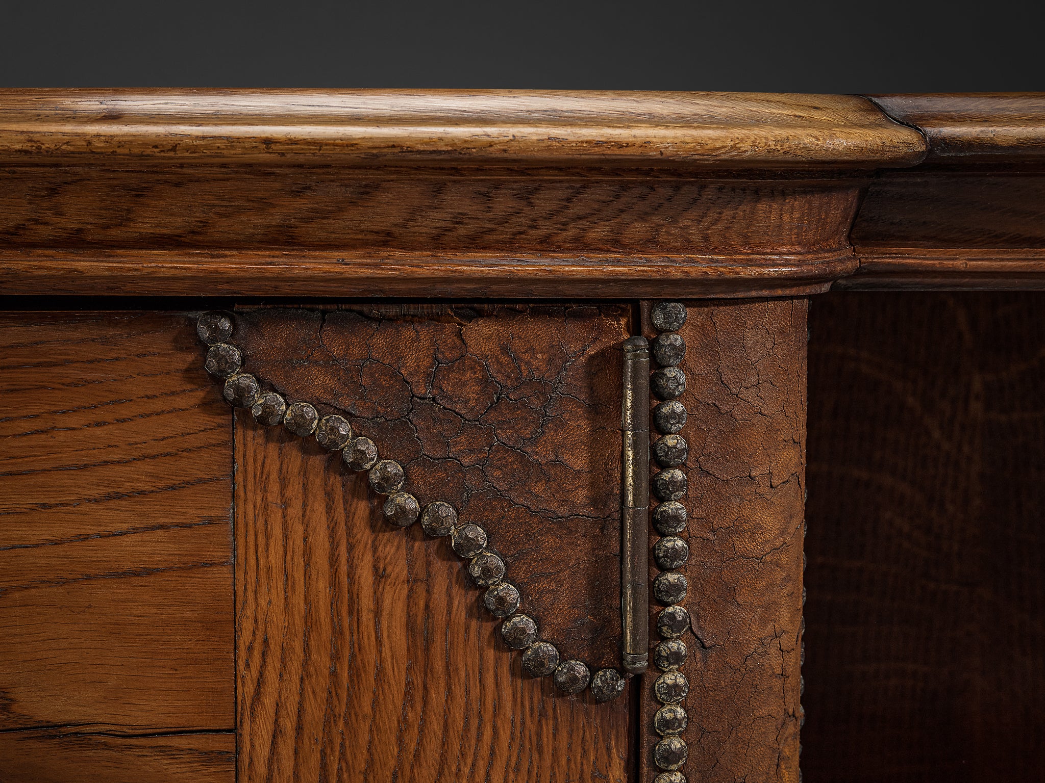 Ernesto Valabrega for Vittorio Valabrega Large Cabinet in Solid Oak Case pieces and storage cabinets Morentz