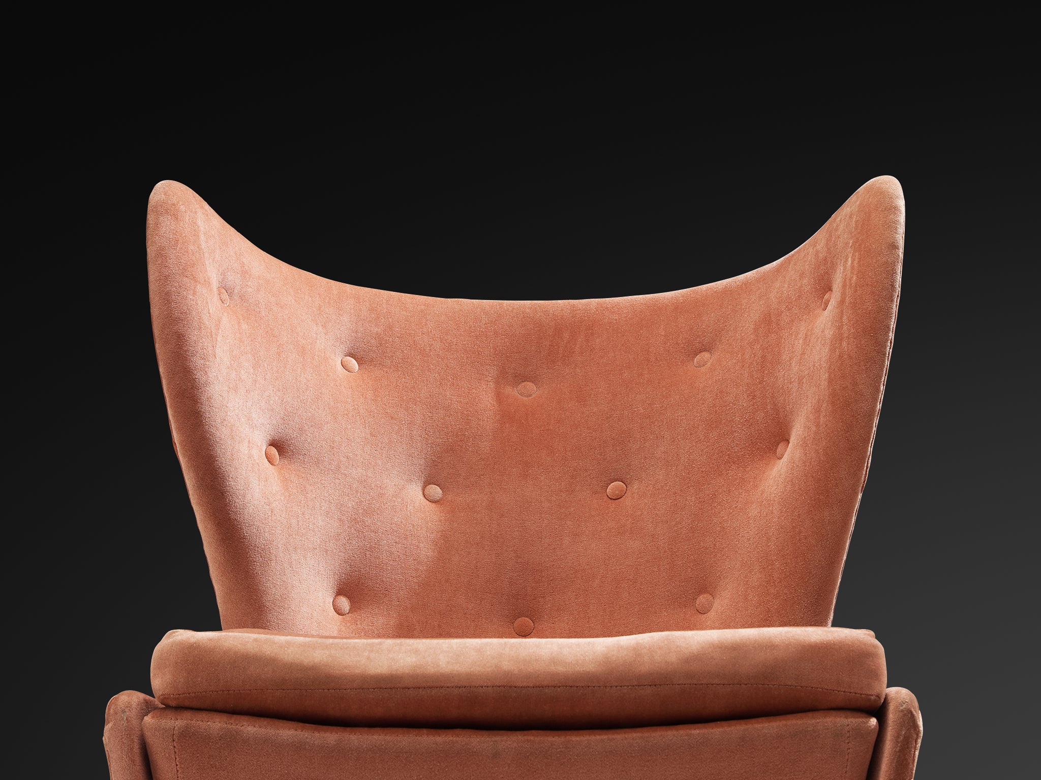 Rare Marianne Boman-schleutker for Boman Easy Chair in Pink Velvet and Birch Seating Morentz