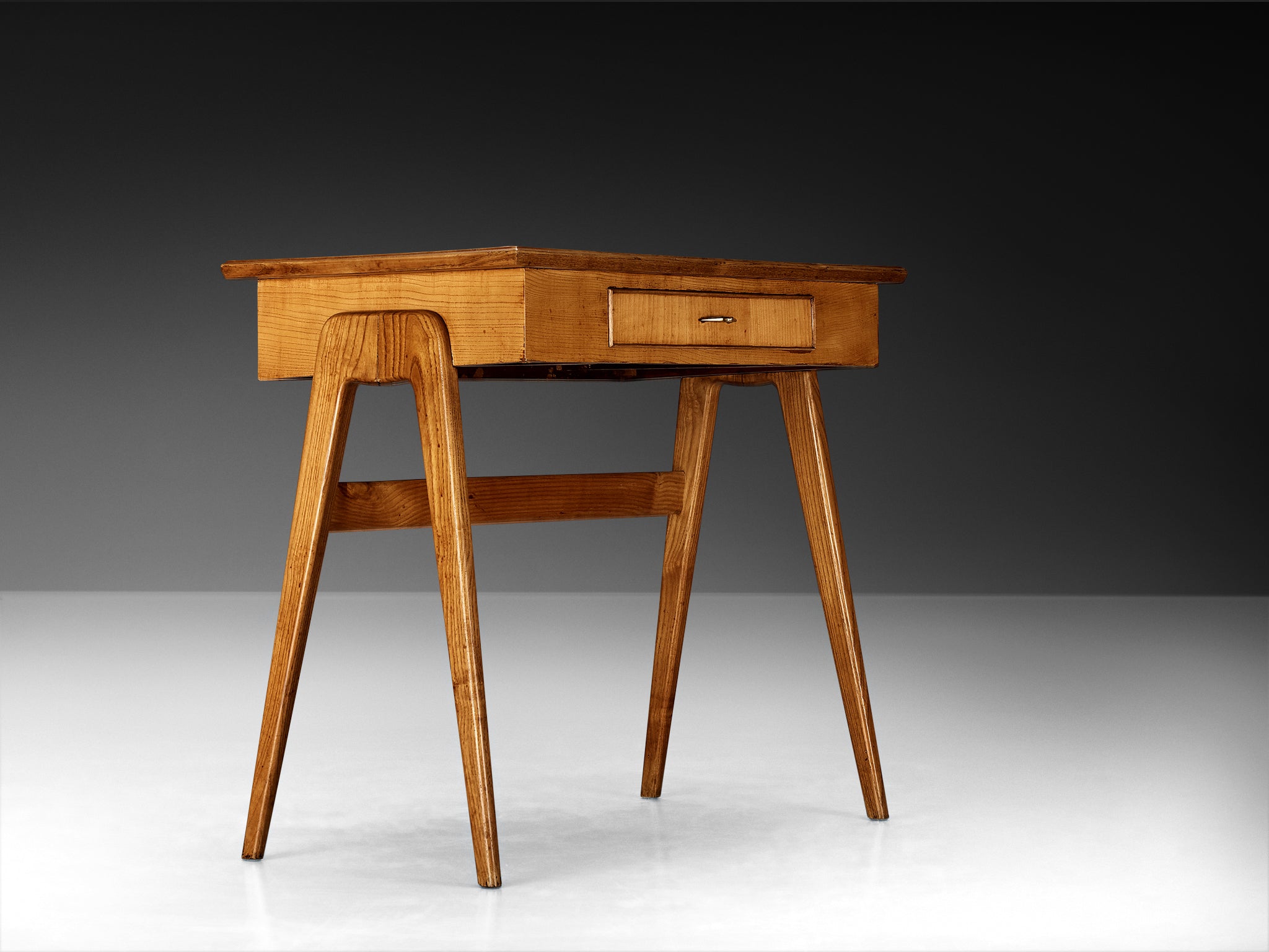 Elegant Italian Small Desk in Ash Tables Morentz