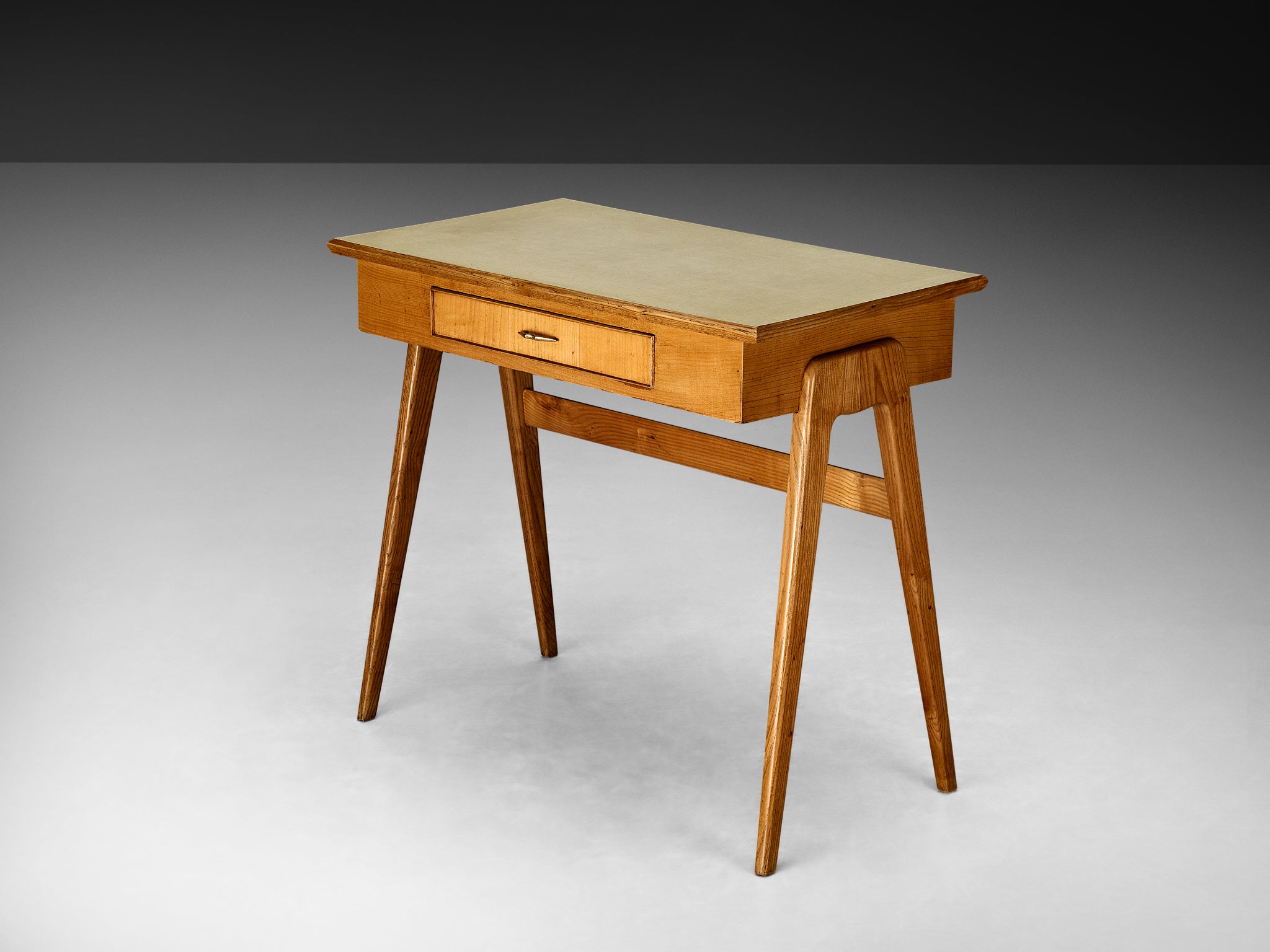 Elegant Italian Small Desk in Ash Tables Morentz