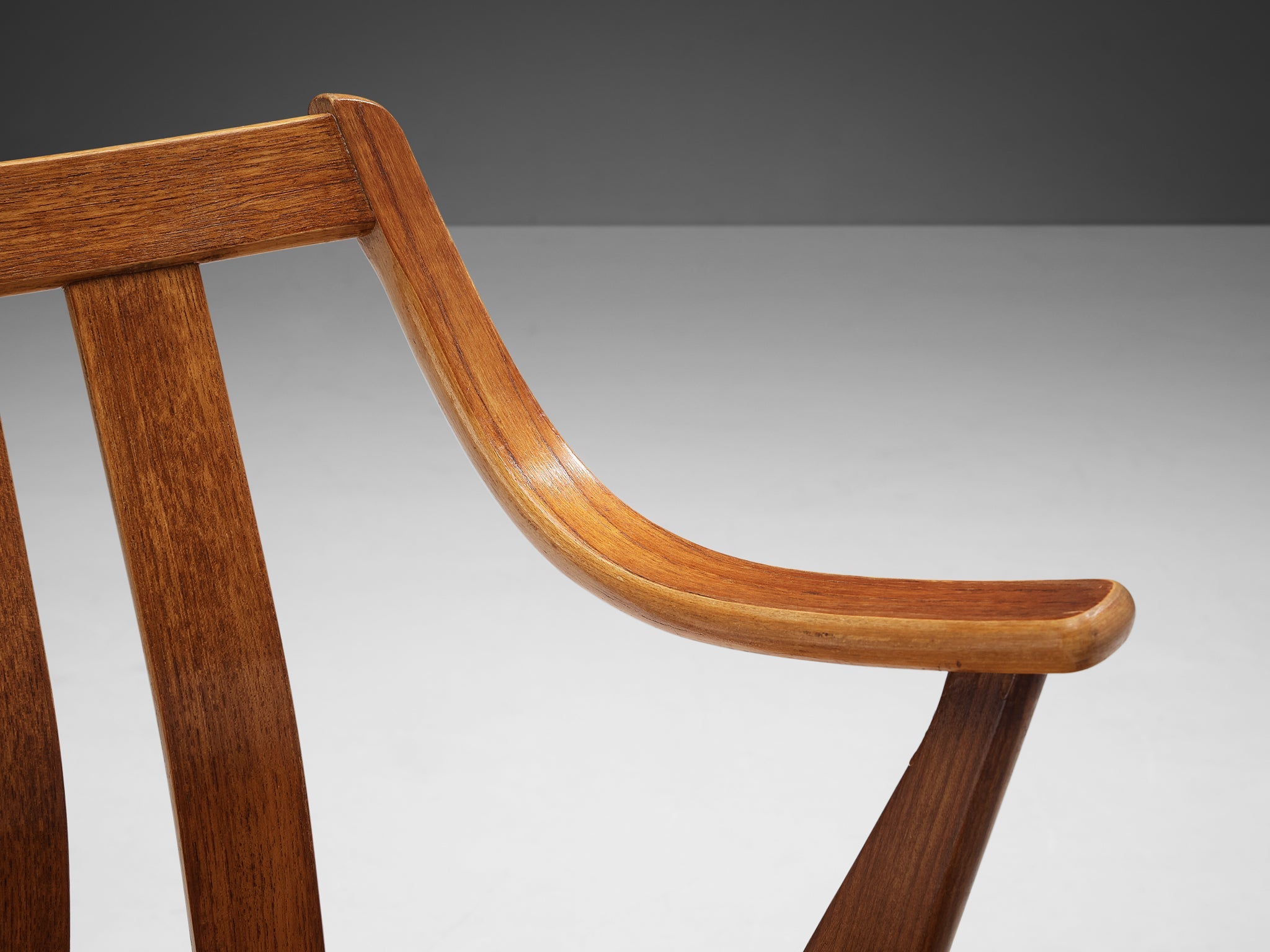 Dutch Set of Six Armchairs in Plywood seating Morentz