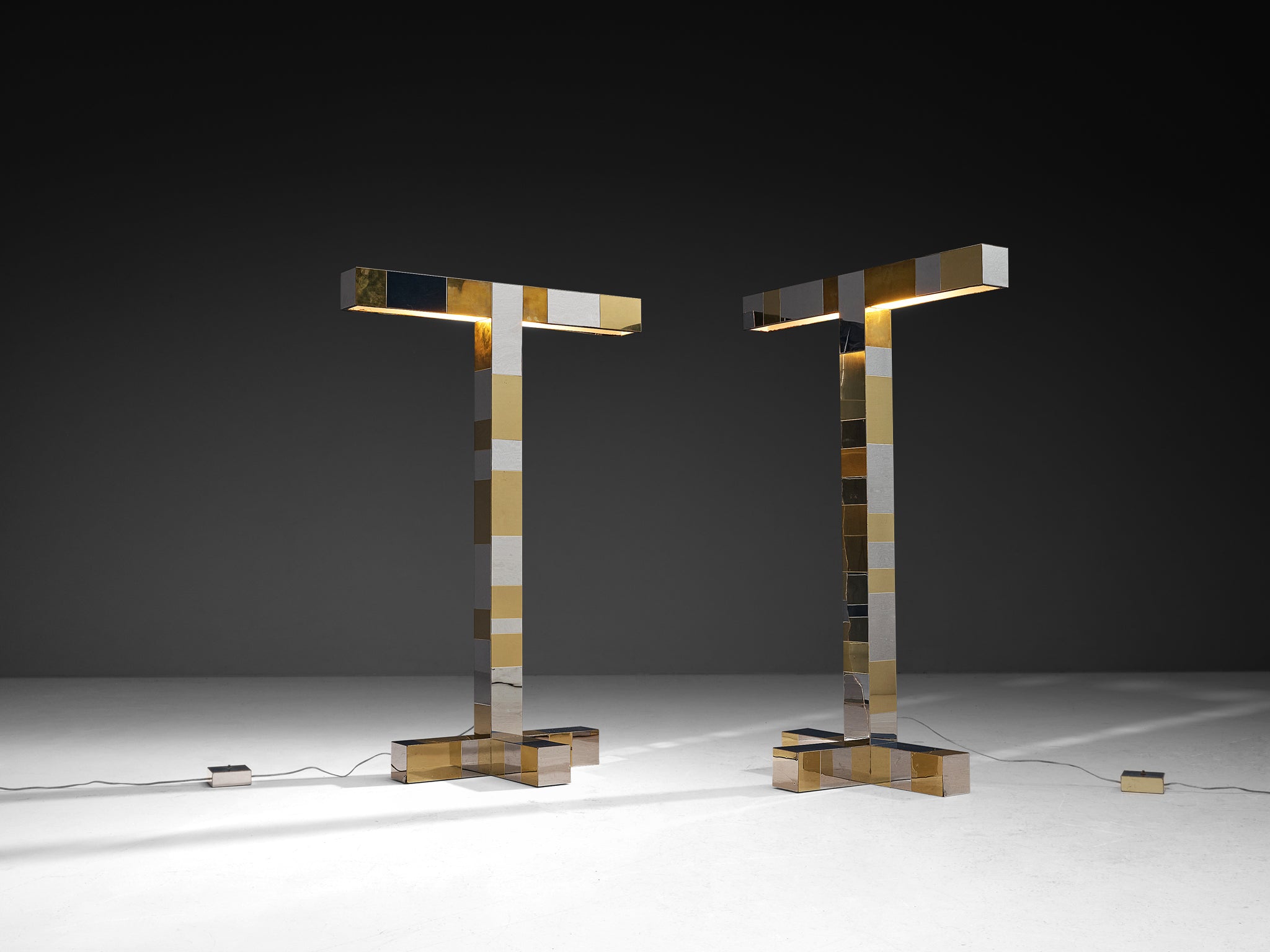 Paul Evans for Directional 'Cityscape' Floor Lamps Lighting Morentz