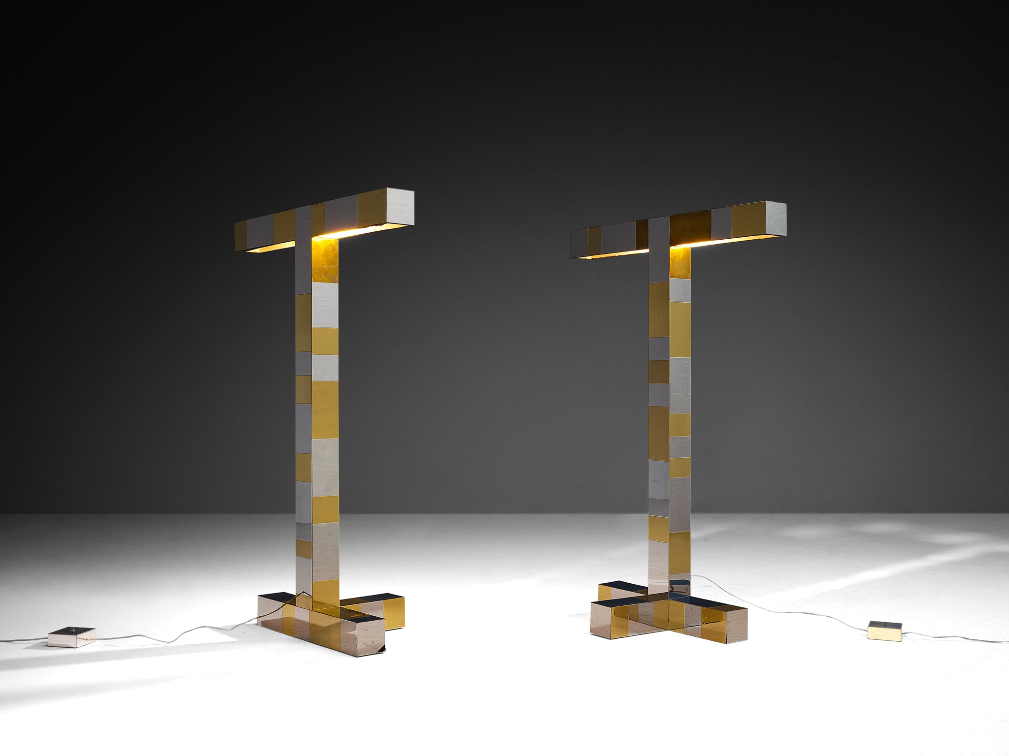 Paul Evans for Directional 'Cityscape' Floor Lamps Lighting Morentz