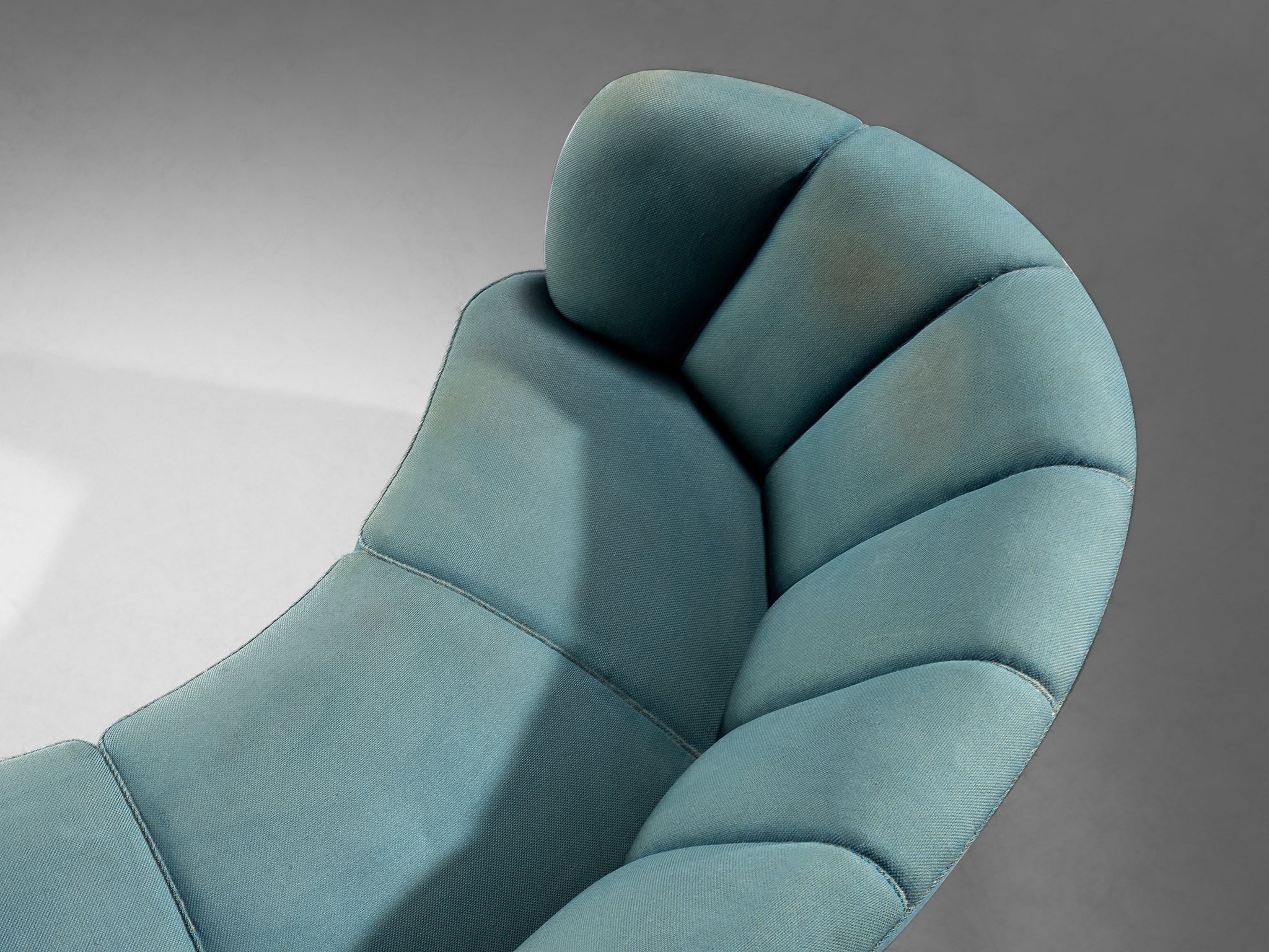 Danish Banana Sofa in Muted Teal Upholstery Seating Morentz