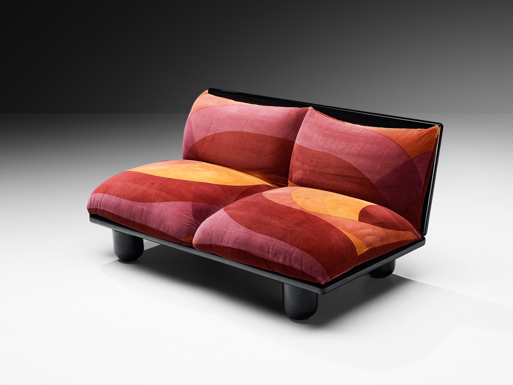Carlo Bartoli for Rossi di Albizzate 'Blop' Lounge Chairs in Original Fabric Seating Morentz