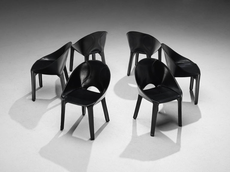 Mario Bellini for Cassina Set of Twelve ‘Lira E Liuto’ Dining Chairs