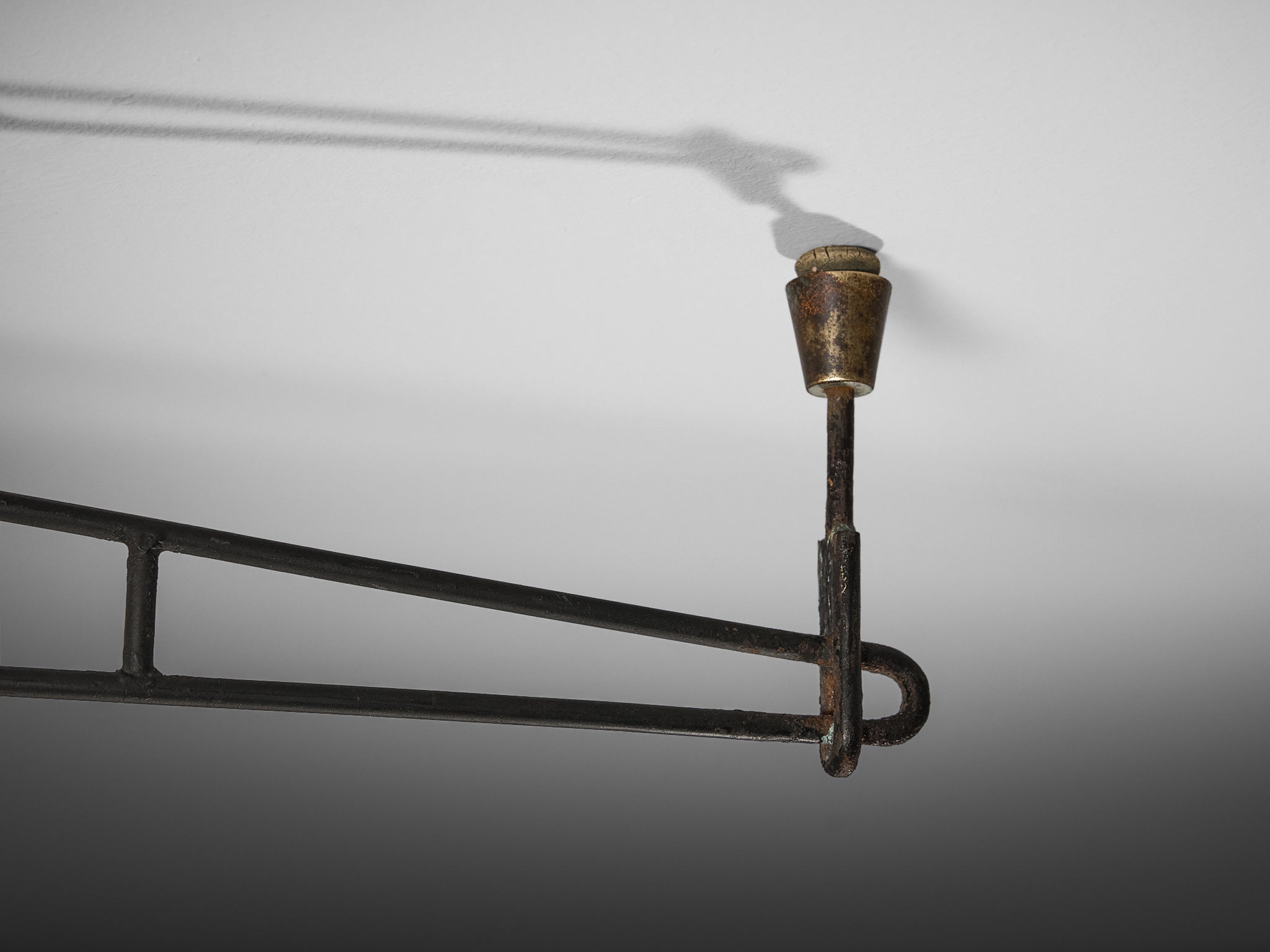 Stunning Stilnovo Chandelier in Metal and Brass