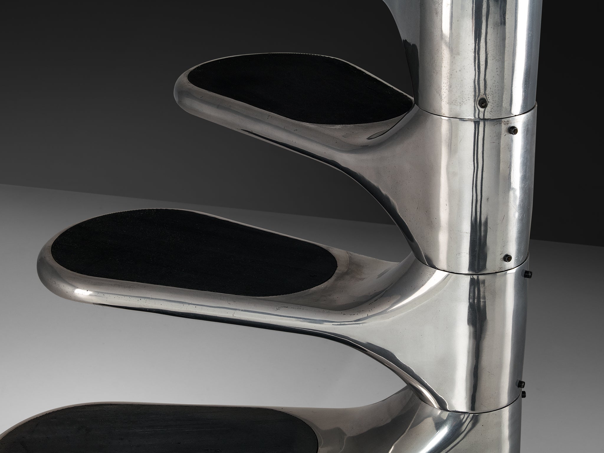 Roger Tallon Sculptural 'Helicoid' Staircase Building and Garden Elements Morentz