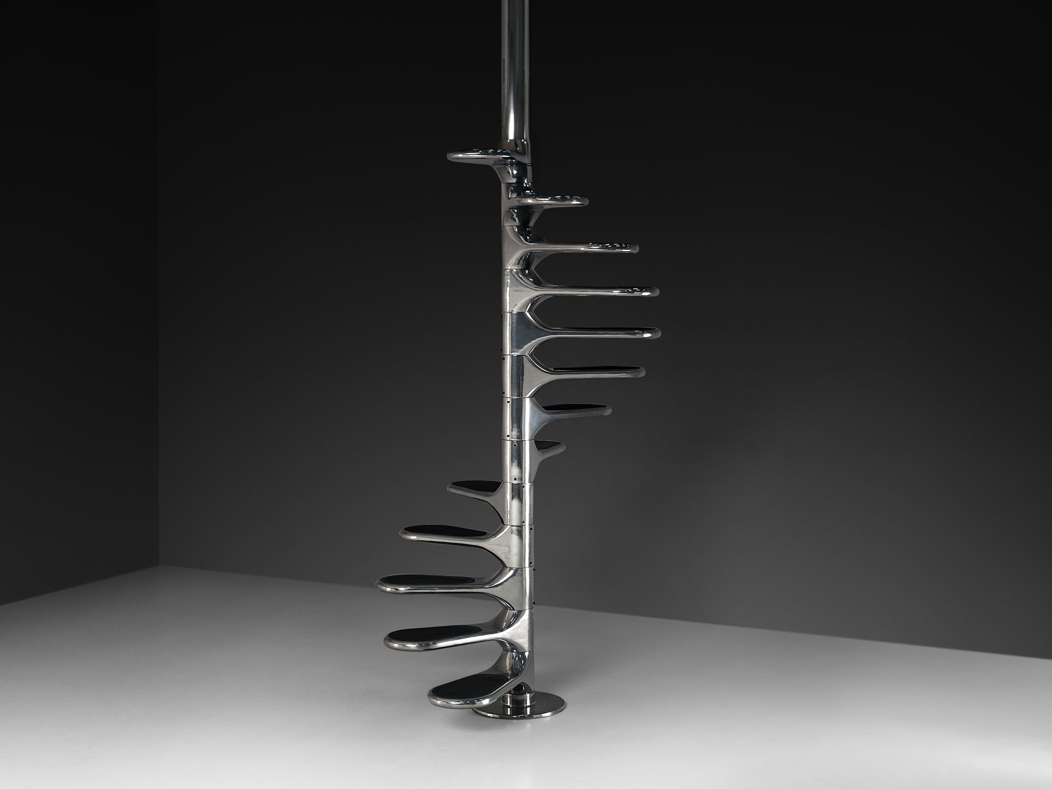 Roger Tallon Sculptural 'Helicoid' Staircase Building and Garden Elements Morentz